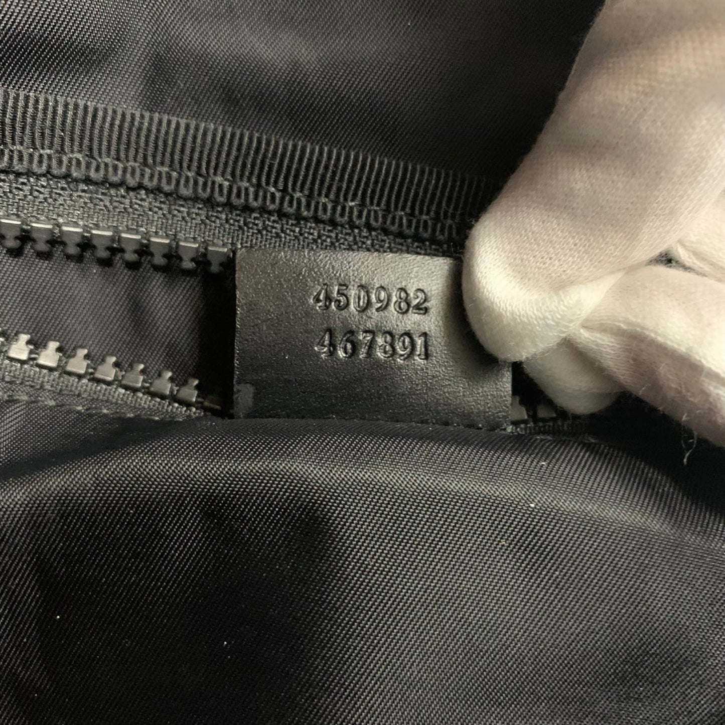 Gucci Black Nylon Backpack