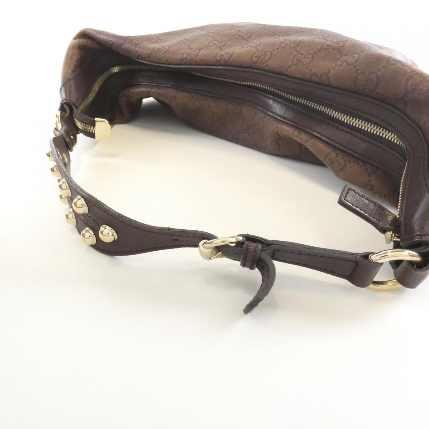 Gucci Brown Leather Shoulder Bag