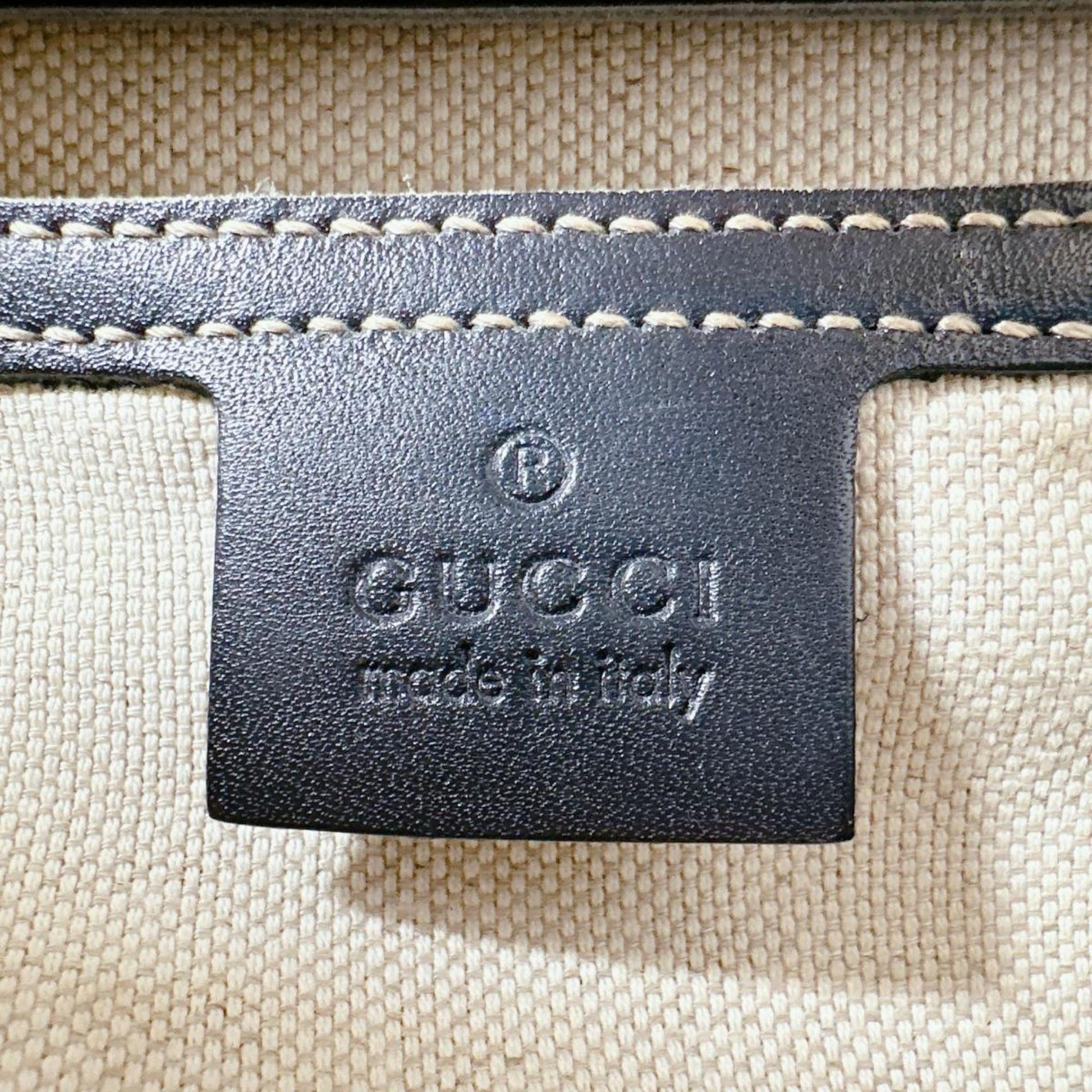 Gucci Gray Pvc Tote Bag
