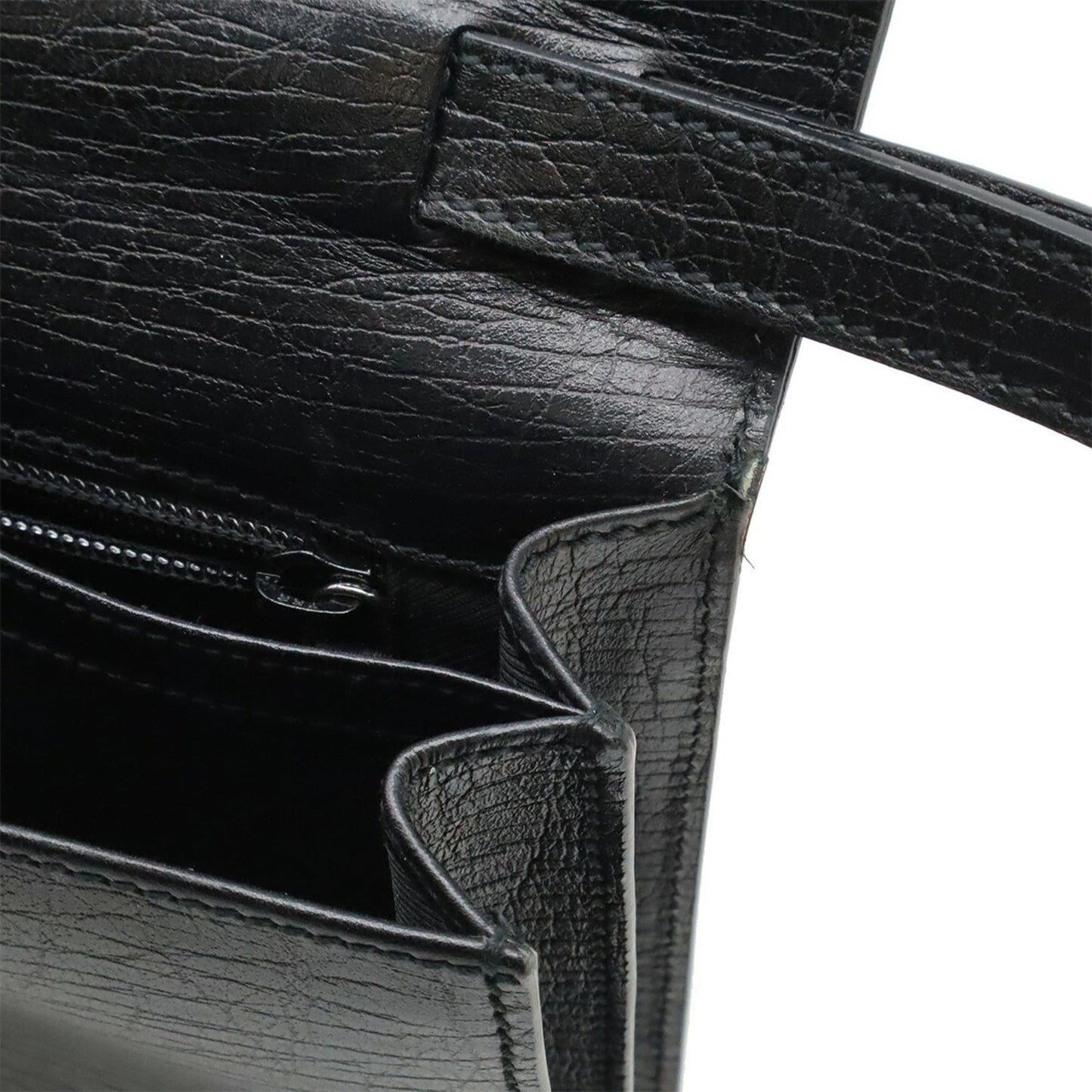 Gucci Black Leather Clutch Bag
