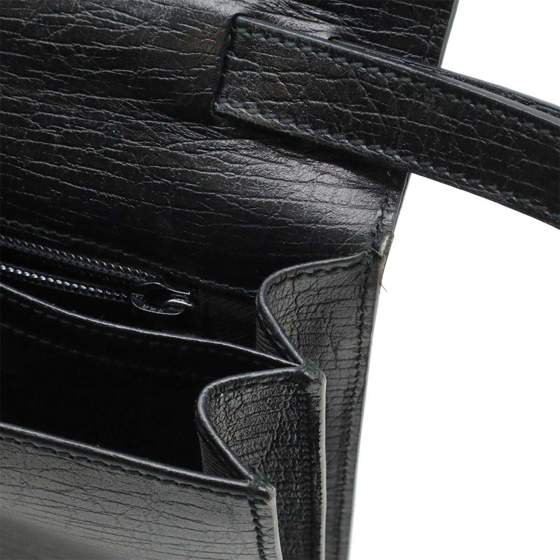 Gucci Black Leather Clutch Bag