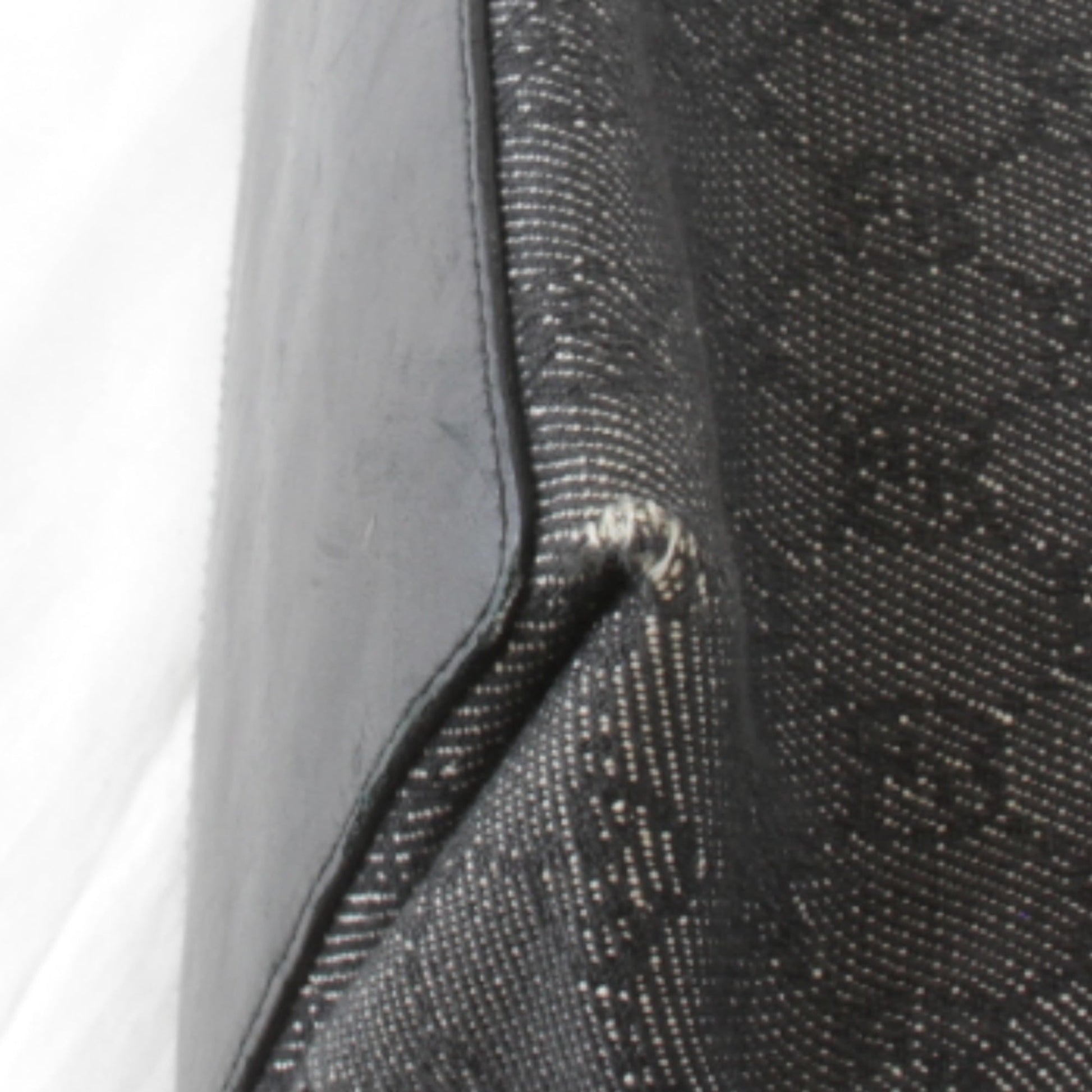 Gucci Black Gg Canvas Tote Bag
