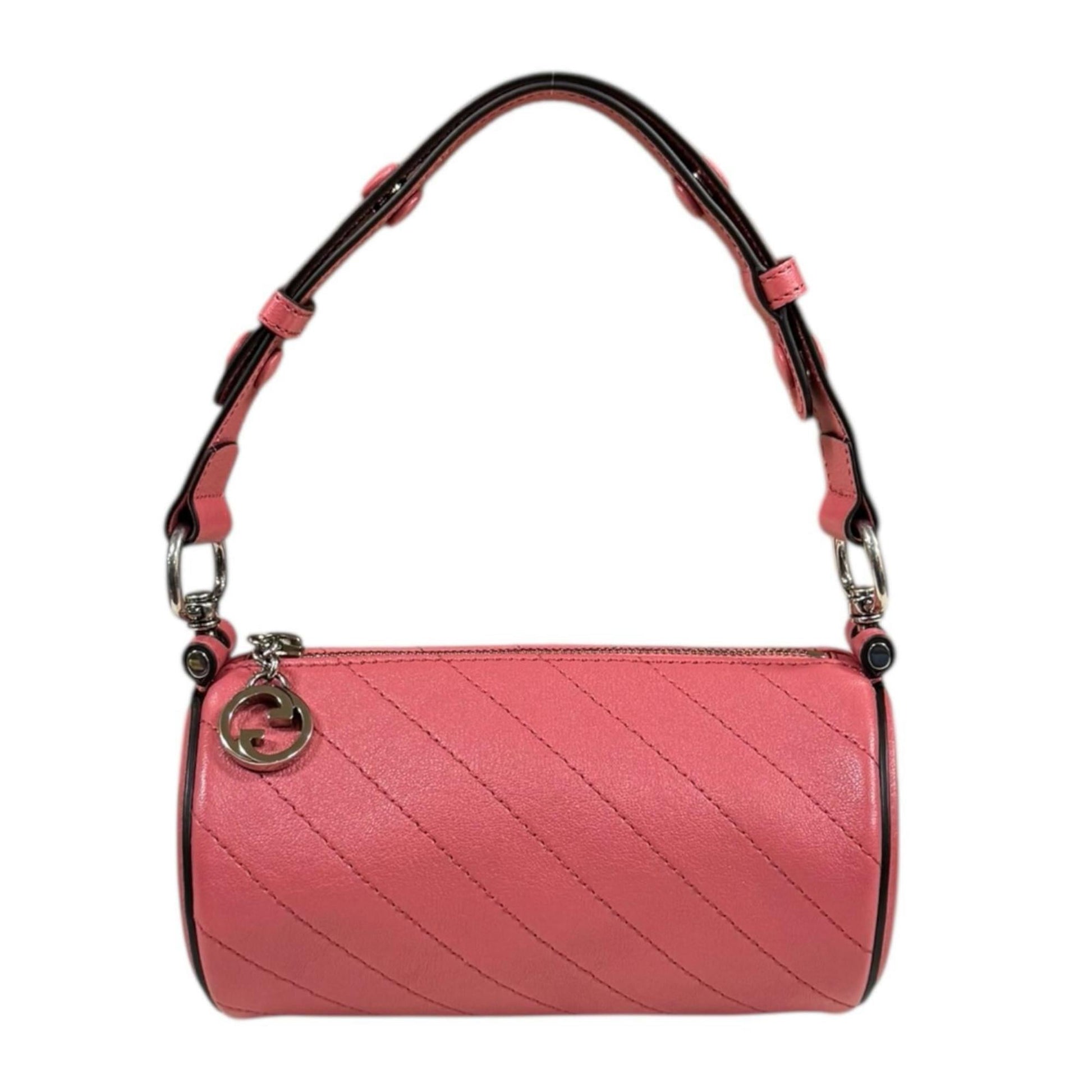 Gucci Pink Leather Shoulder Bag