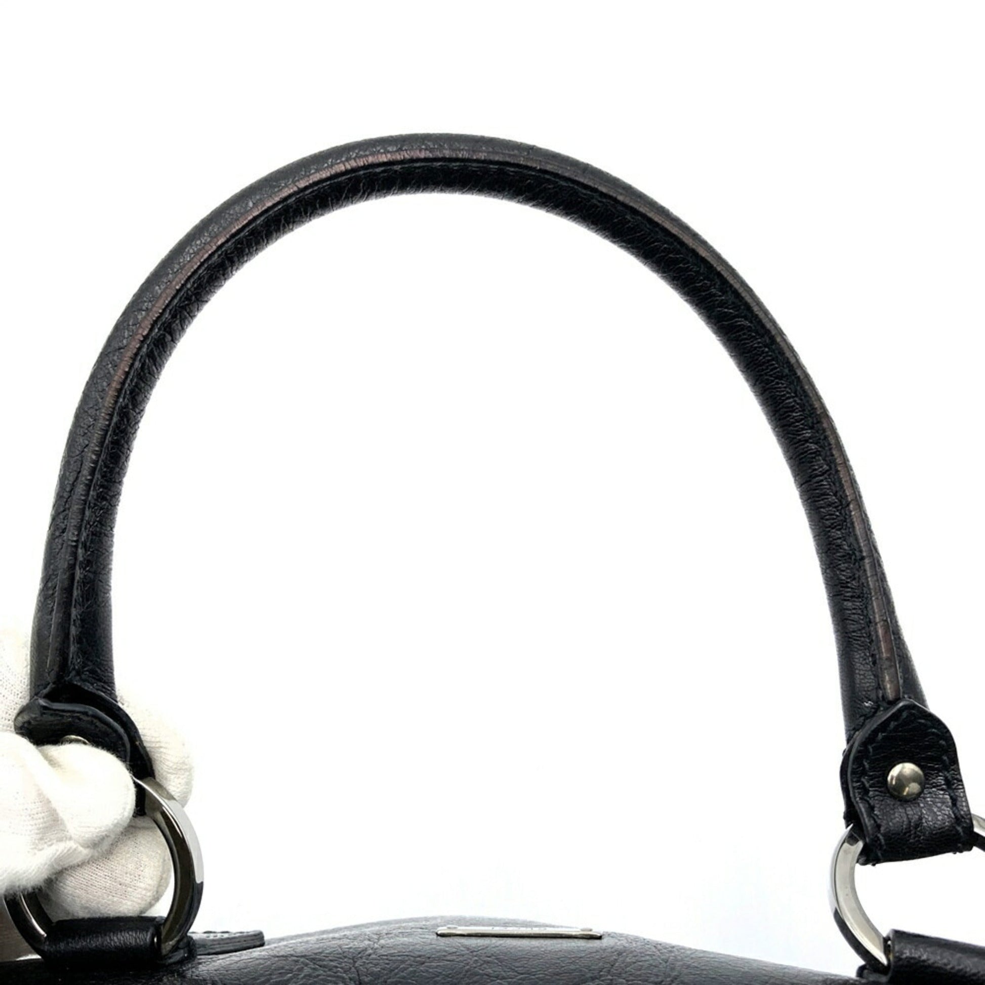 Gucci Black Leather Handbag
