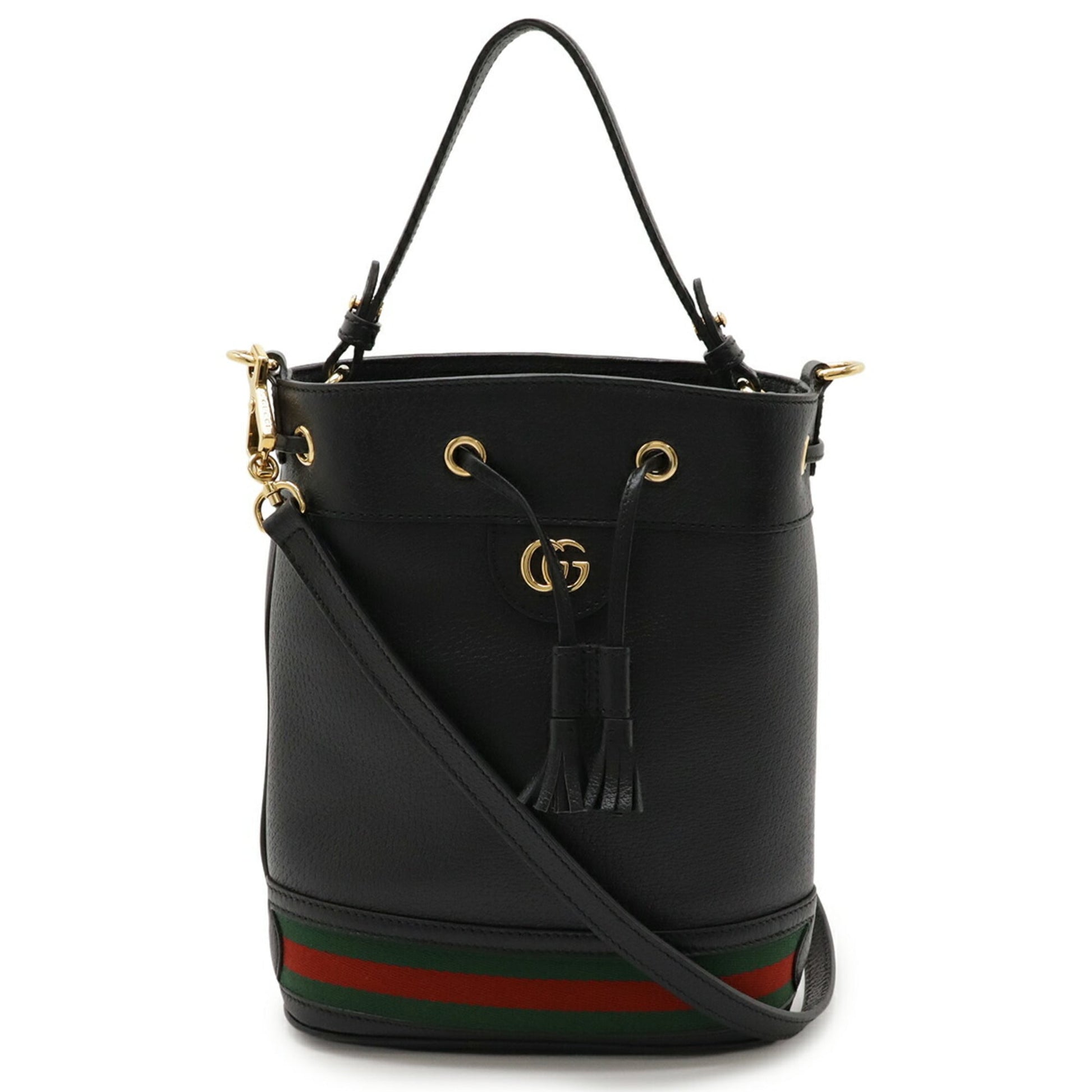 Gucci Ophidia Black Leather Handbag