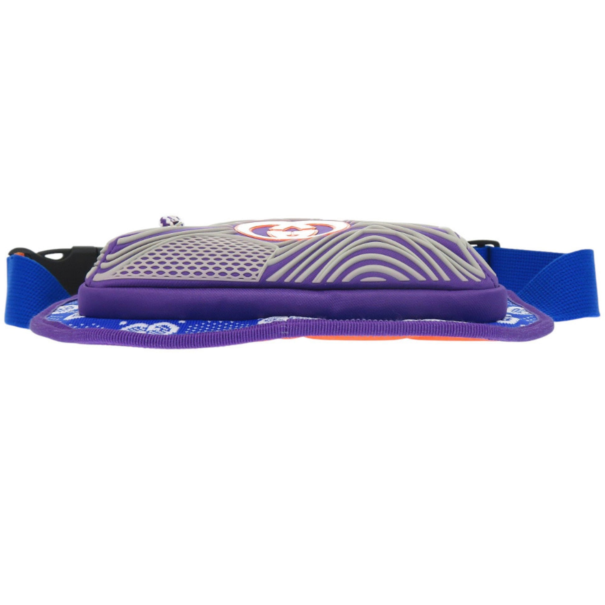 Gucci Blue Orange Purple Nylon Rubber Fanny Pack