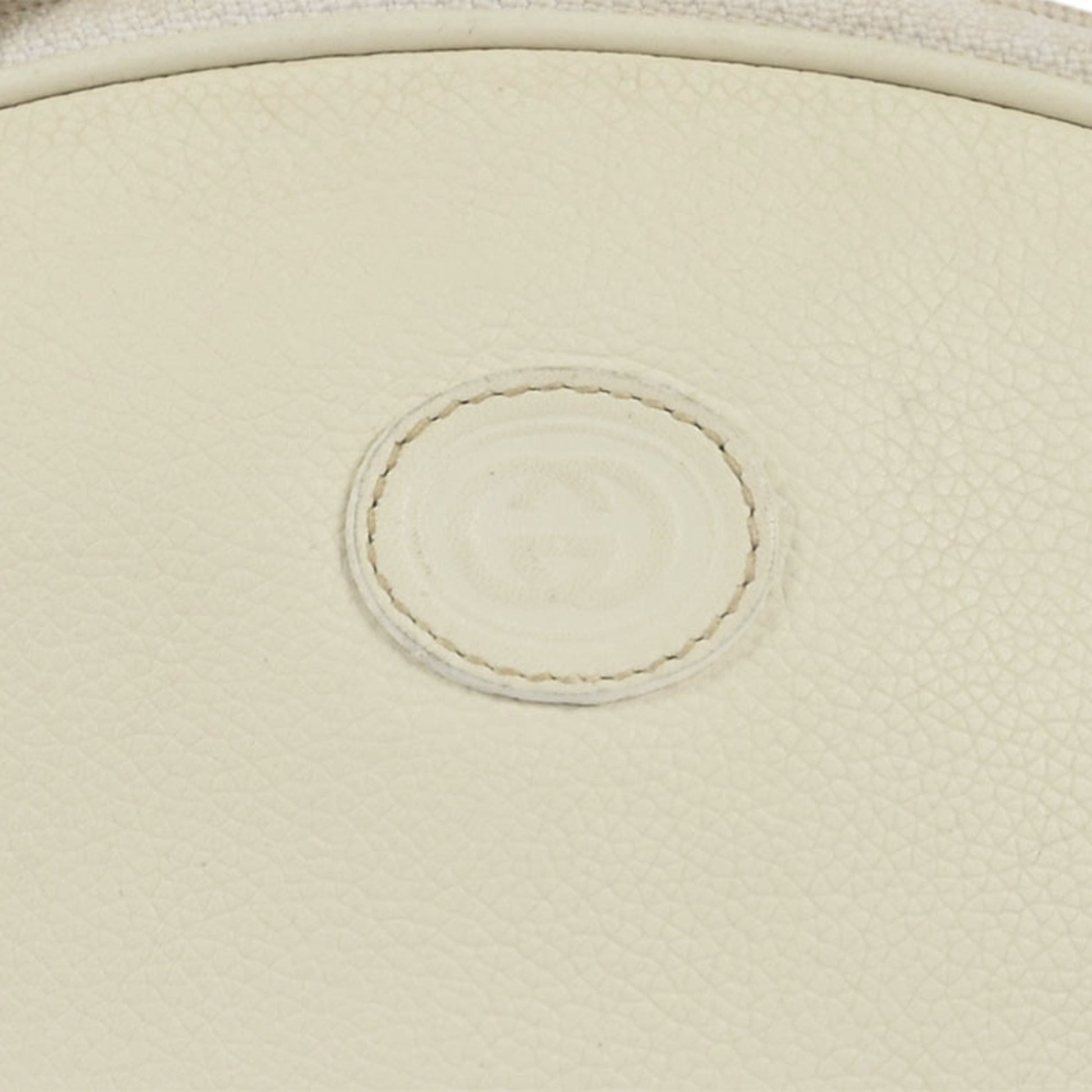 Gucci White Leather Pochette Shoulder Bag