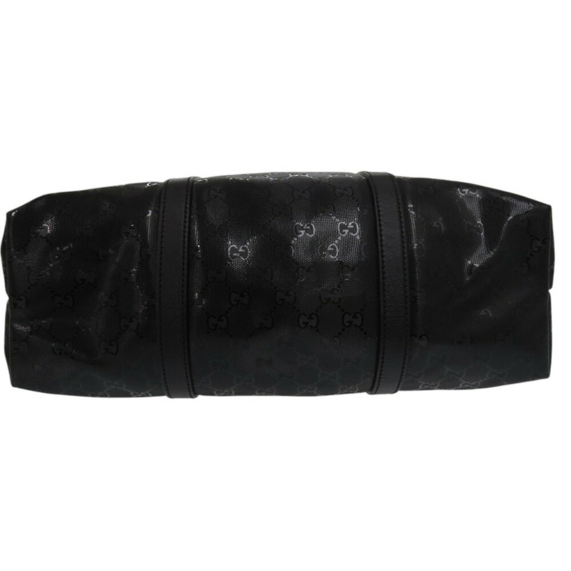 Gucci Black Pvc Tote Bag