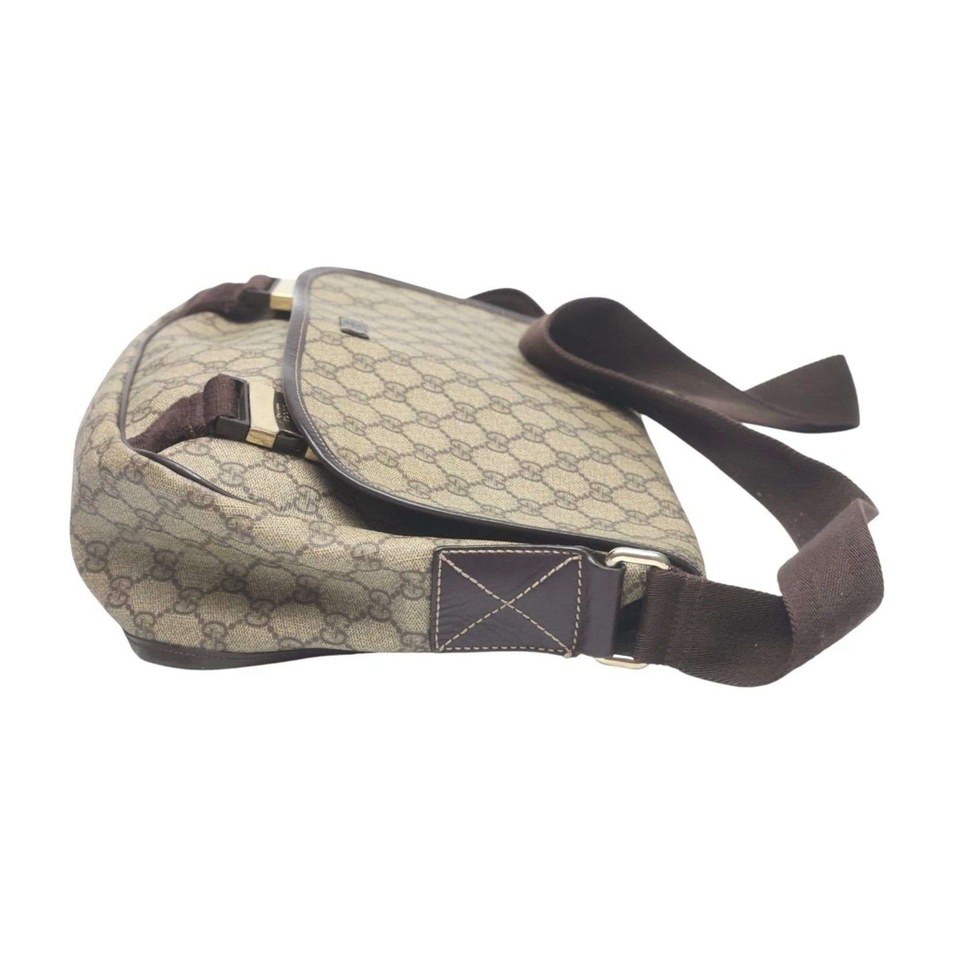 Gucci Brown Gg Plus Shoulder Bag