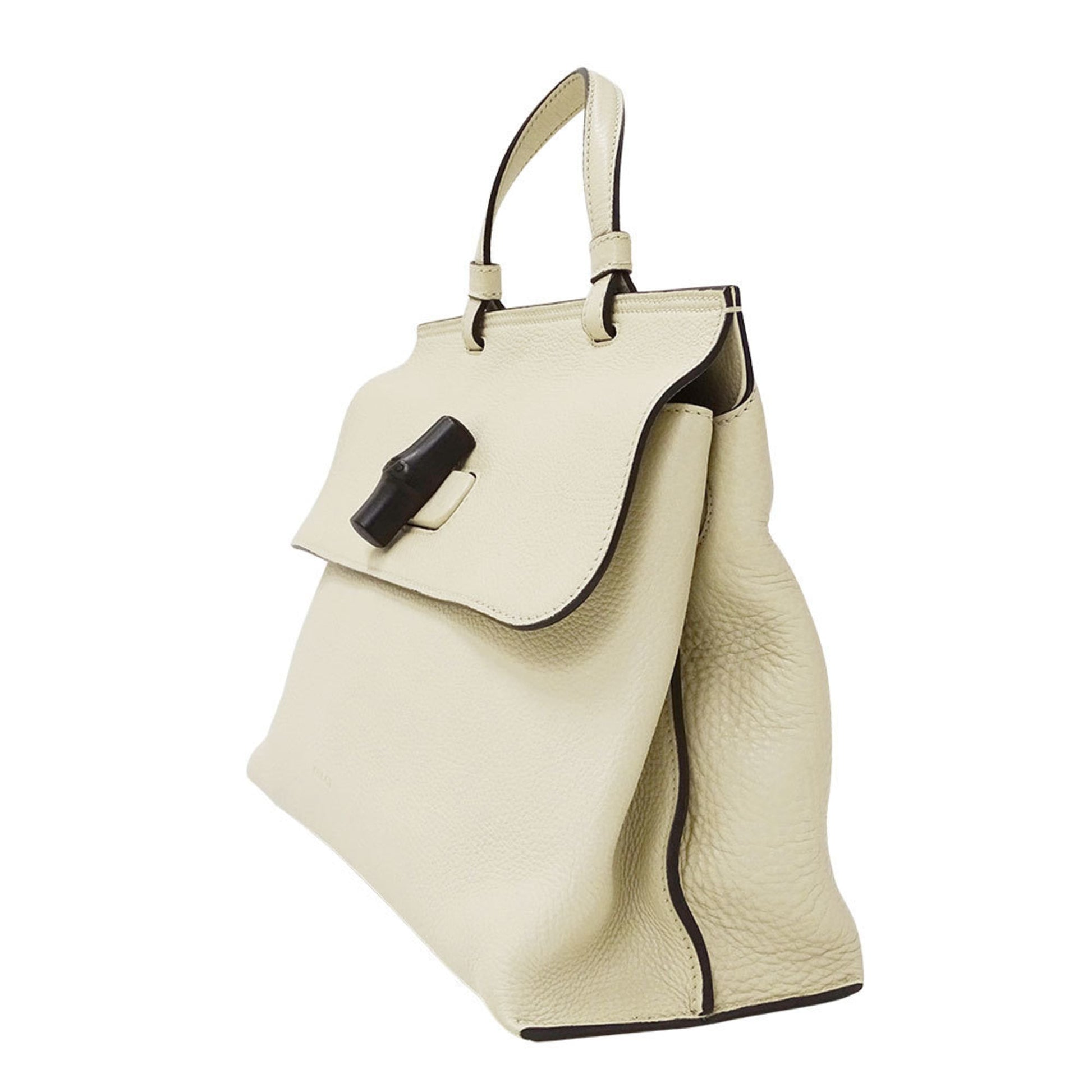 Gucci Ivory Leather Handbag Shoulder Bag