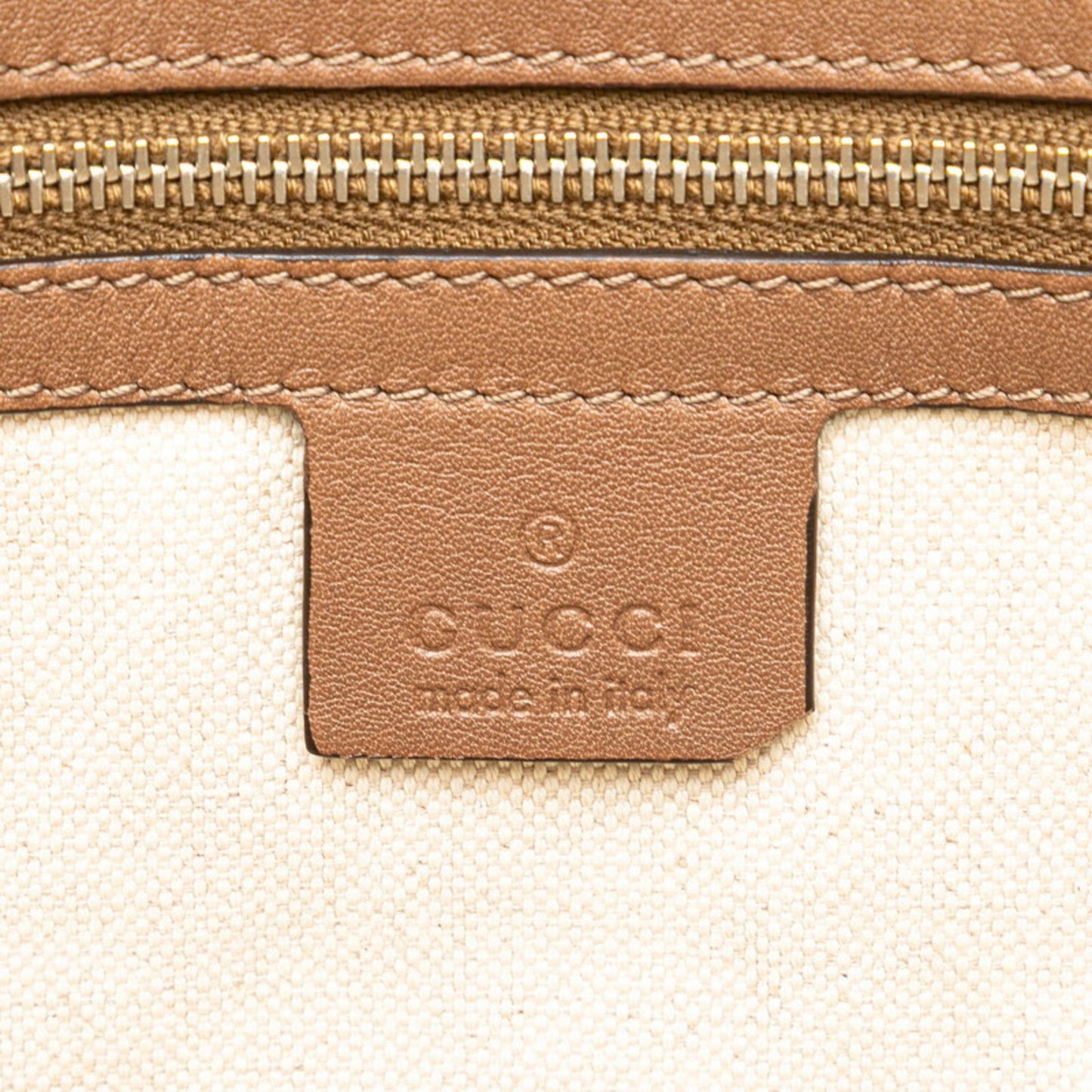 Gucci Brown Leather Shoulder Bag