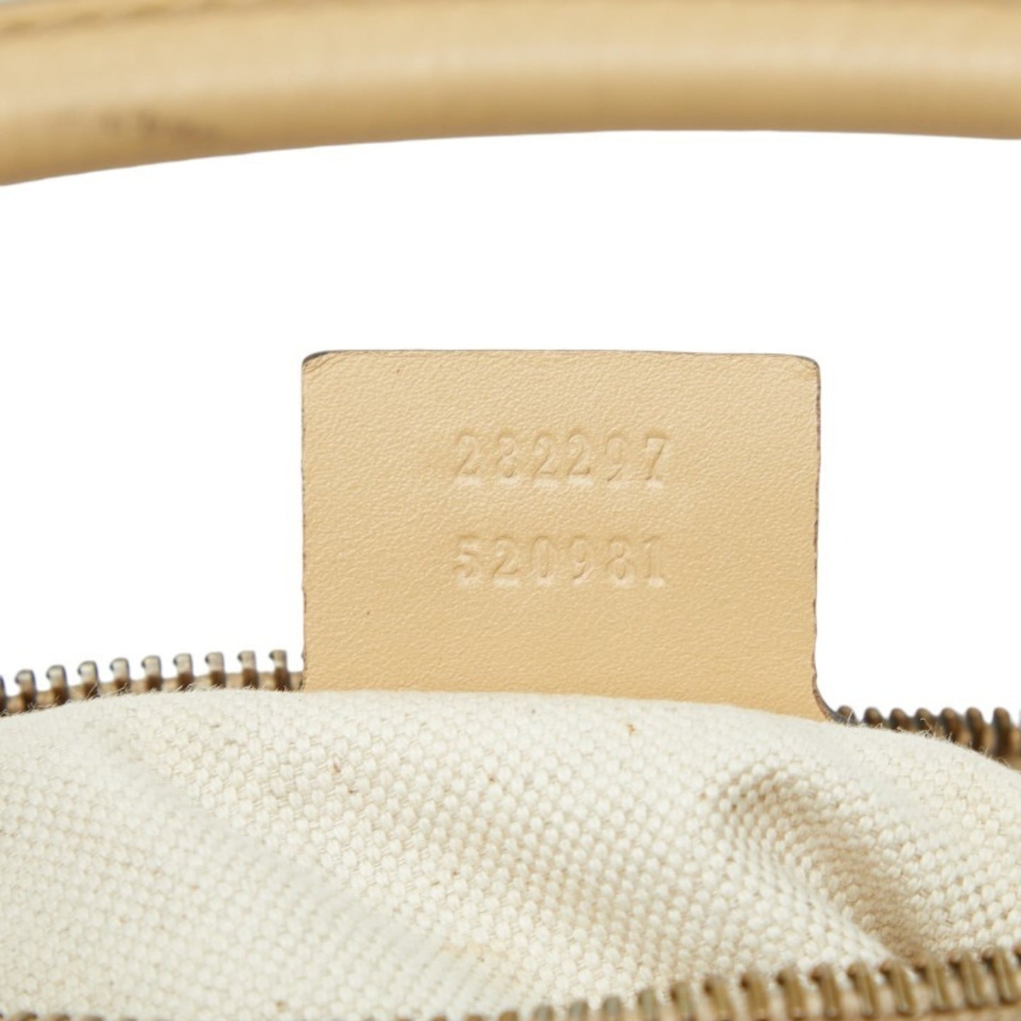 Gucci Beige Gg Leather Leather Handbag