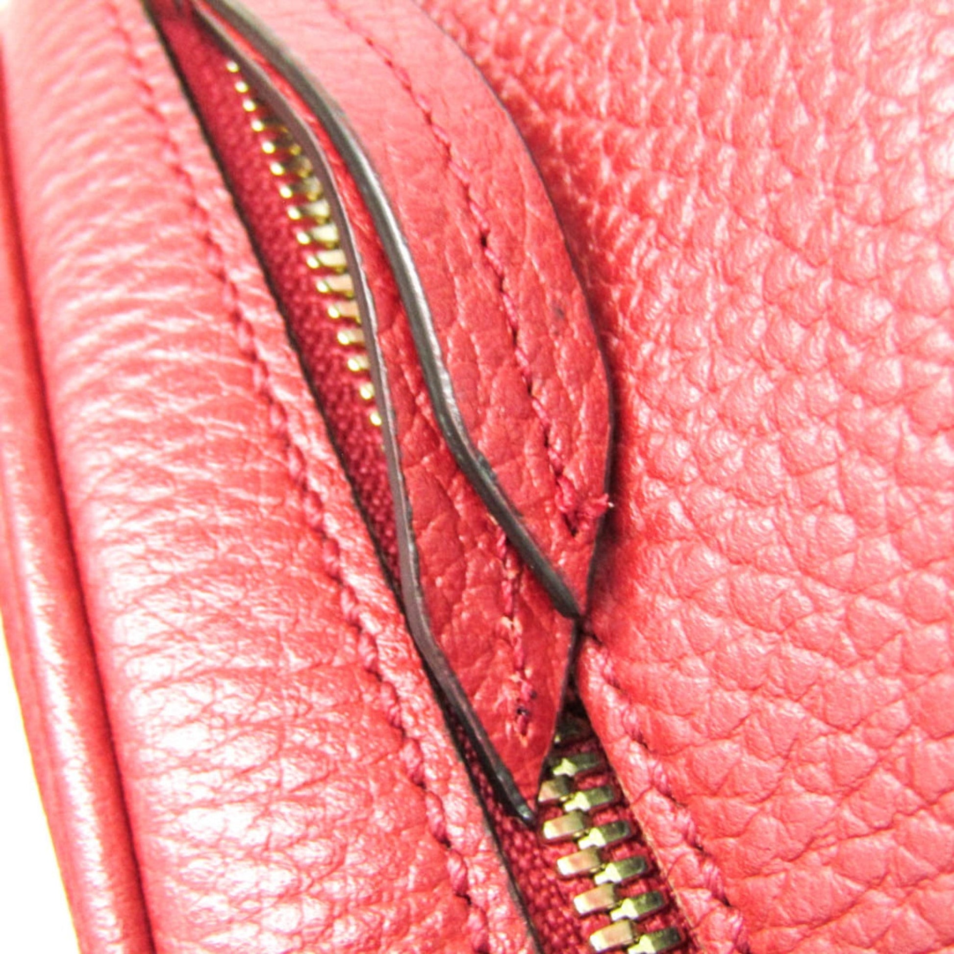 Gucci Soho Red Color Leather Backpack