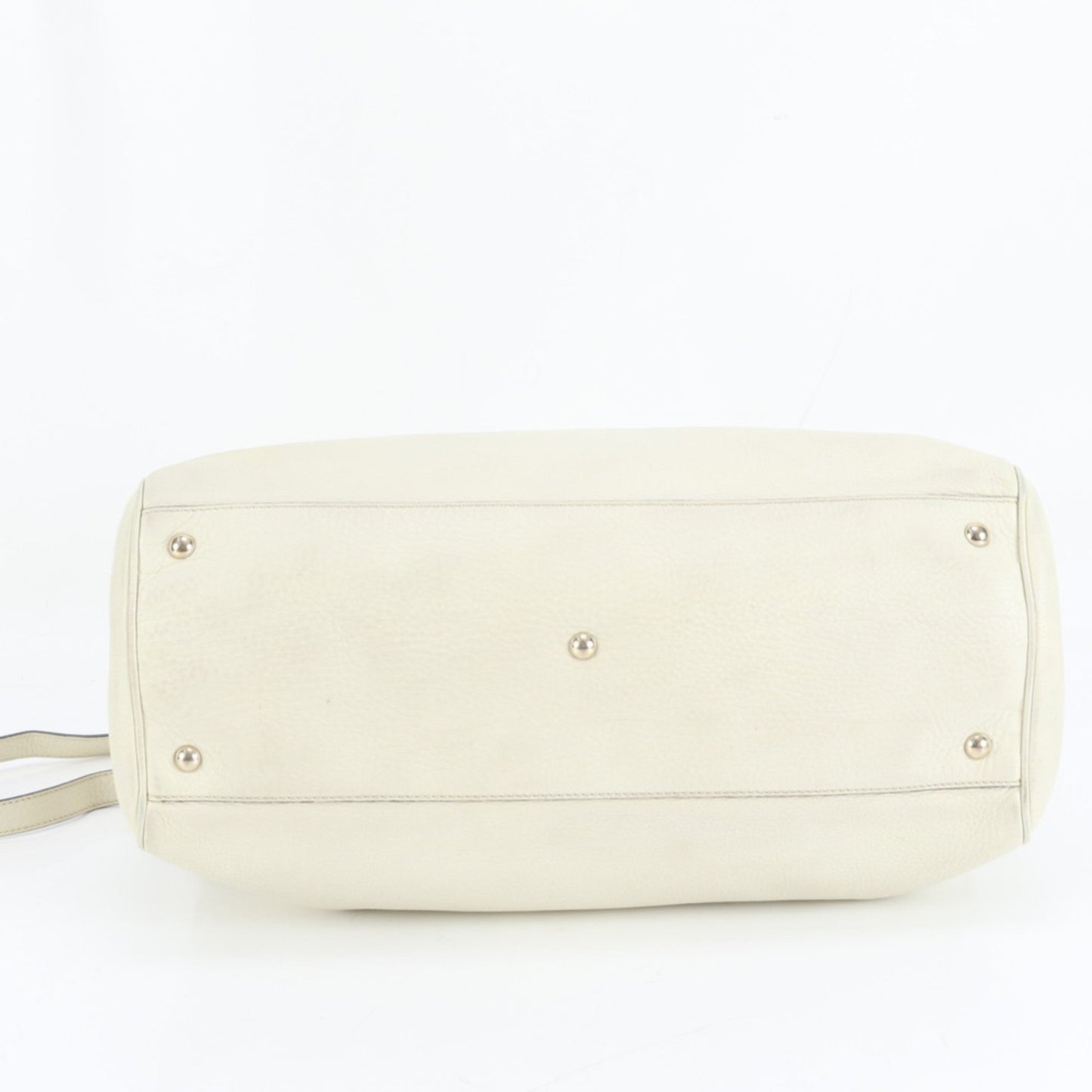Gucci Ivory Leather Tote Bag