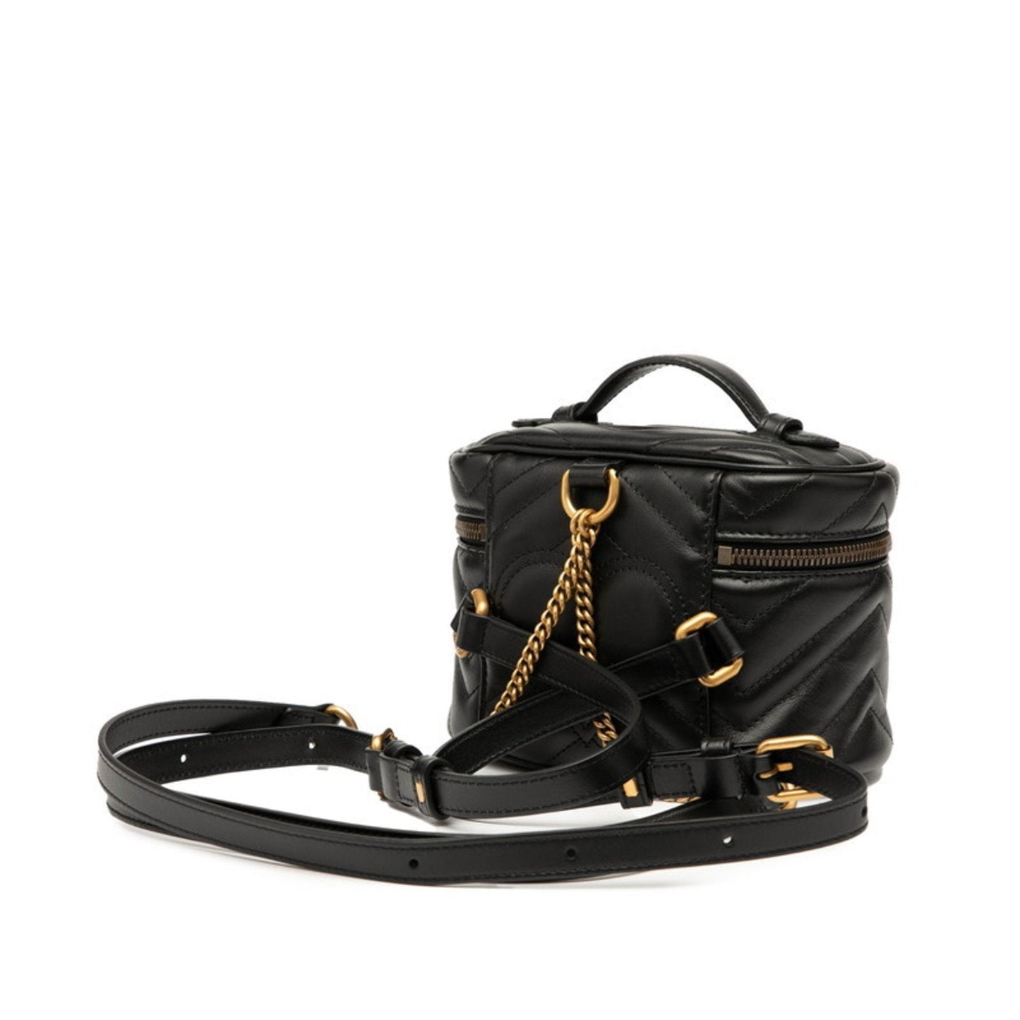 Gucci Black Leather Backpack