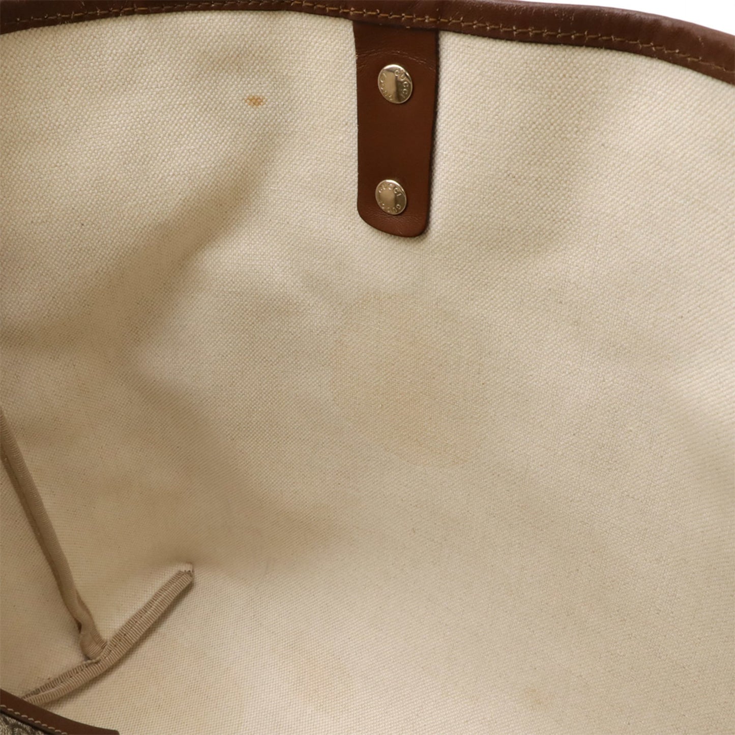Gucci Gg Plus Beige Brown Khaki Gg Supreme Leather Shoulder Bag Tote Bag