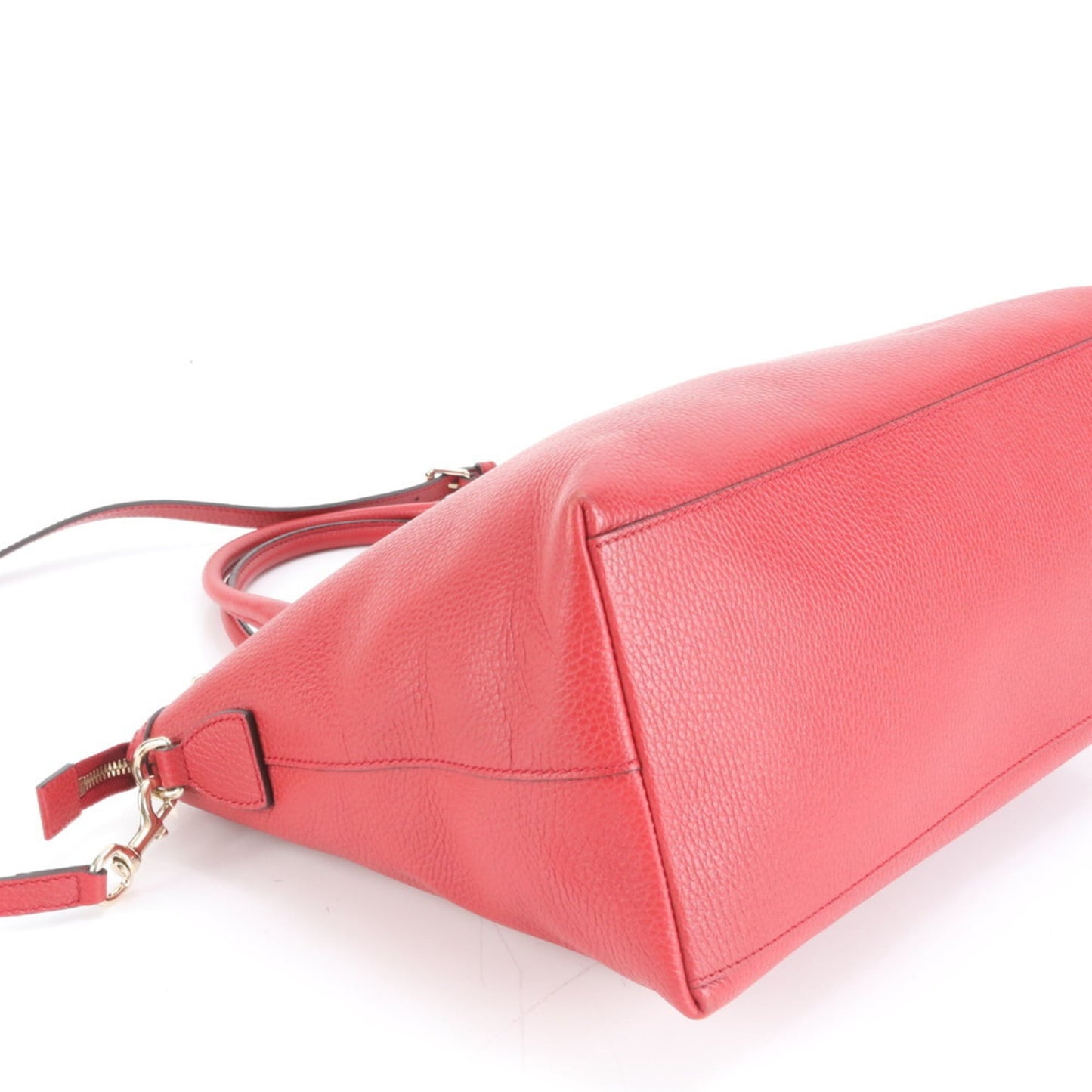 Gucci Red Color Leather Shoulder Bag