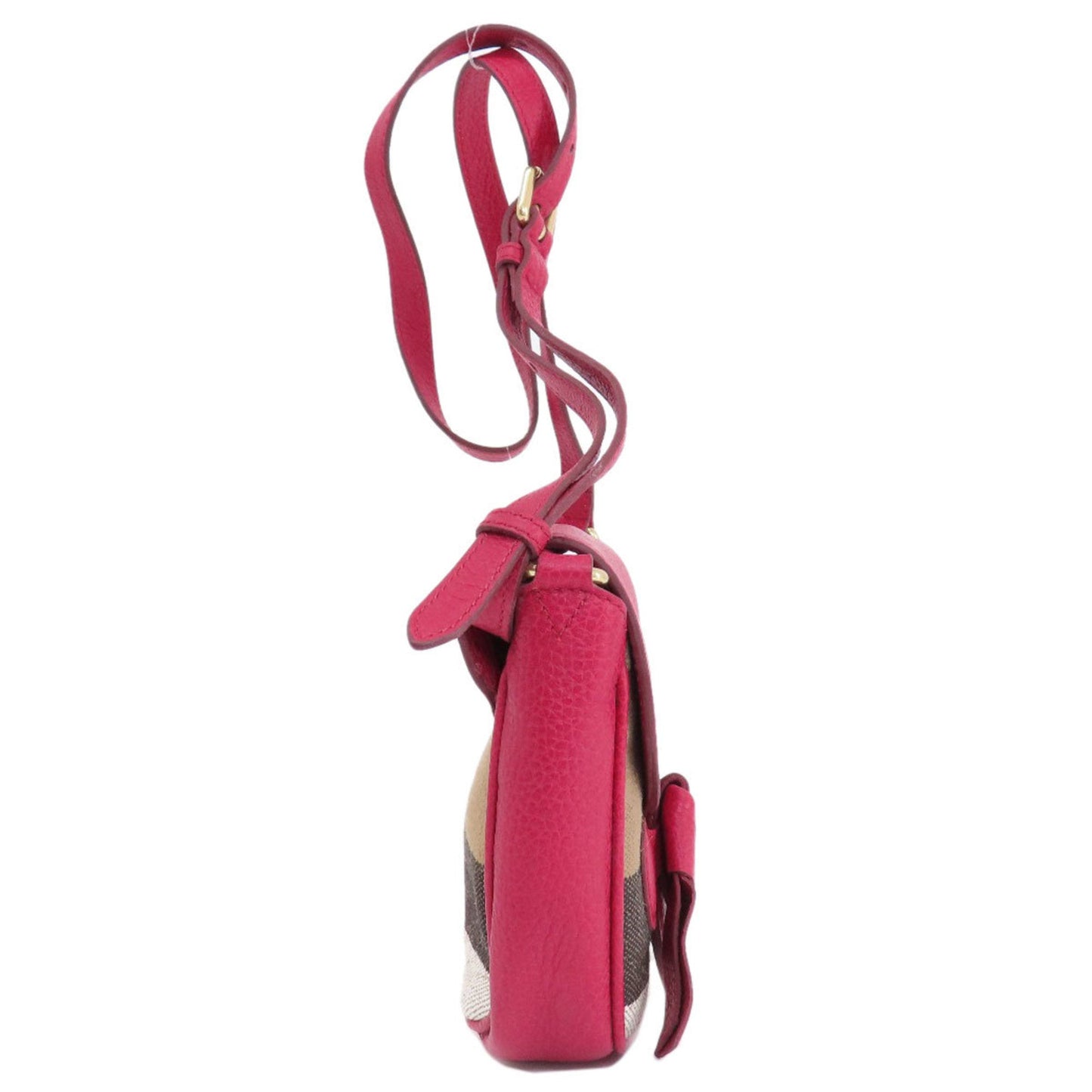 Burberry Color Shoulder Bag Leather Red Shoulder Bag 1