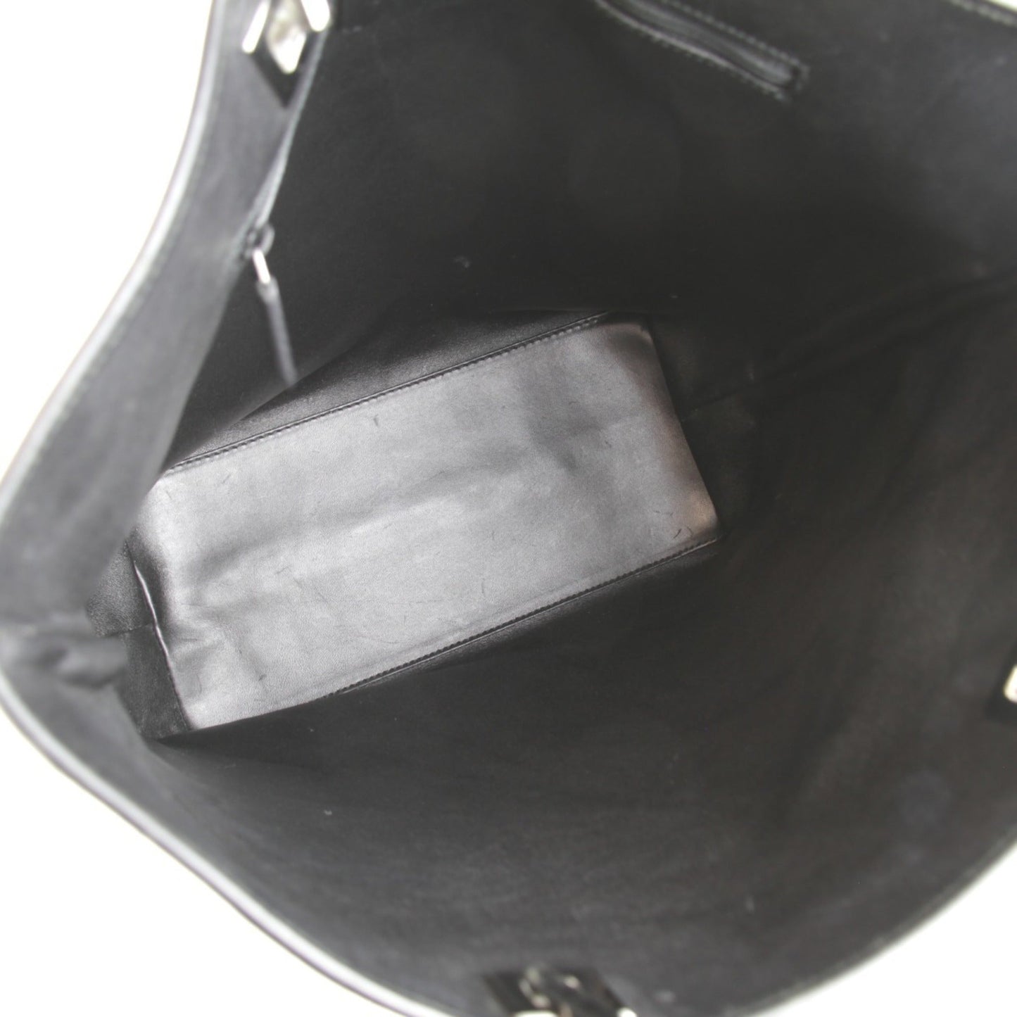 Gucci Black Satin Tote Bag
