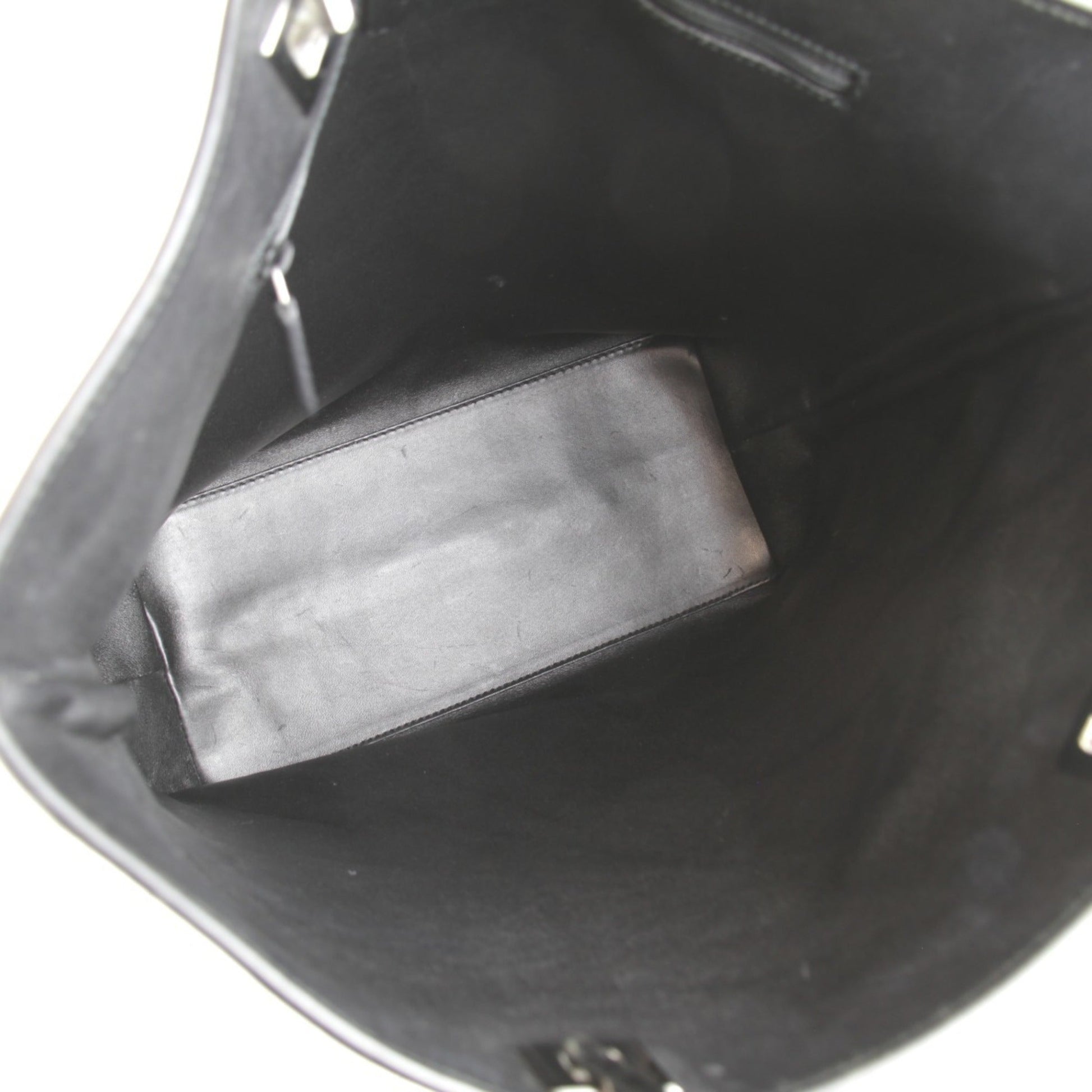 Gucci Black Satin Tote Bag