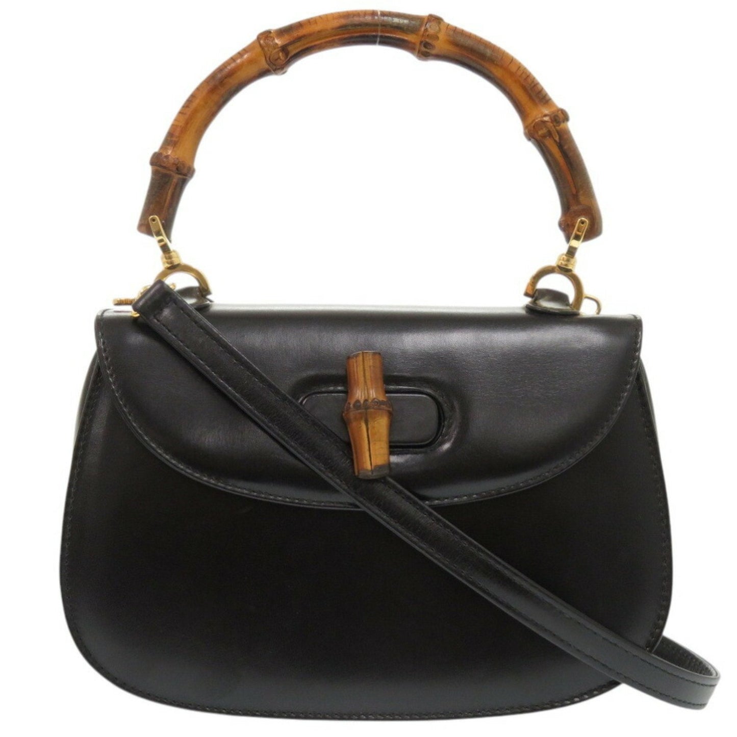 Gucci Black Leather Handbag