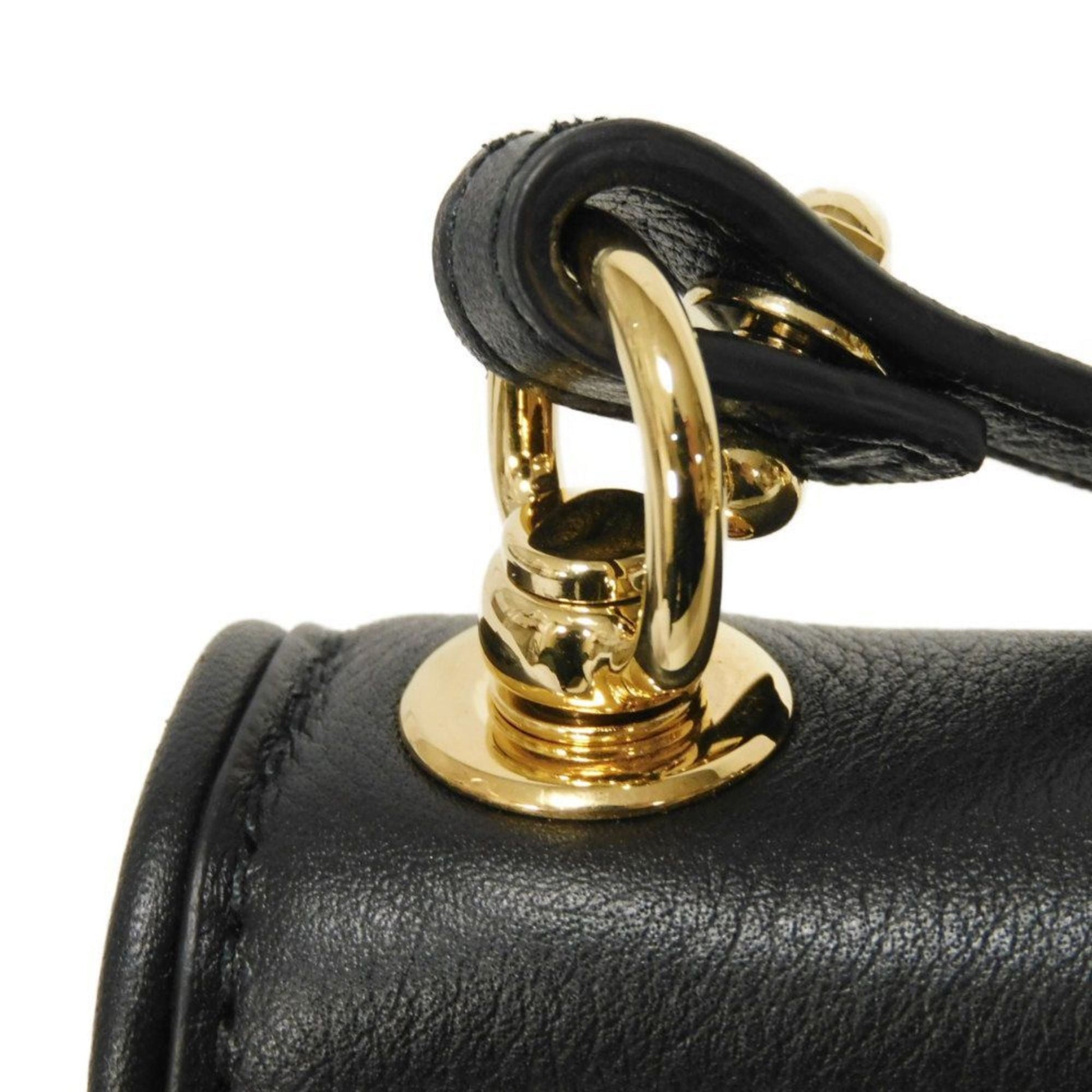 Gucci Black Leather Shoulder Bag