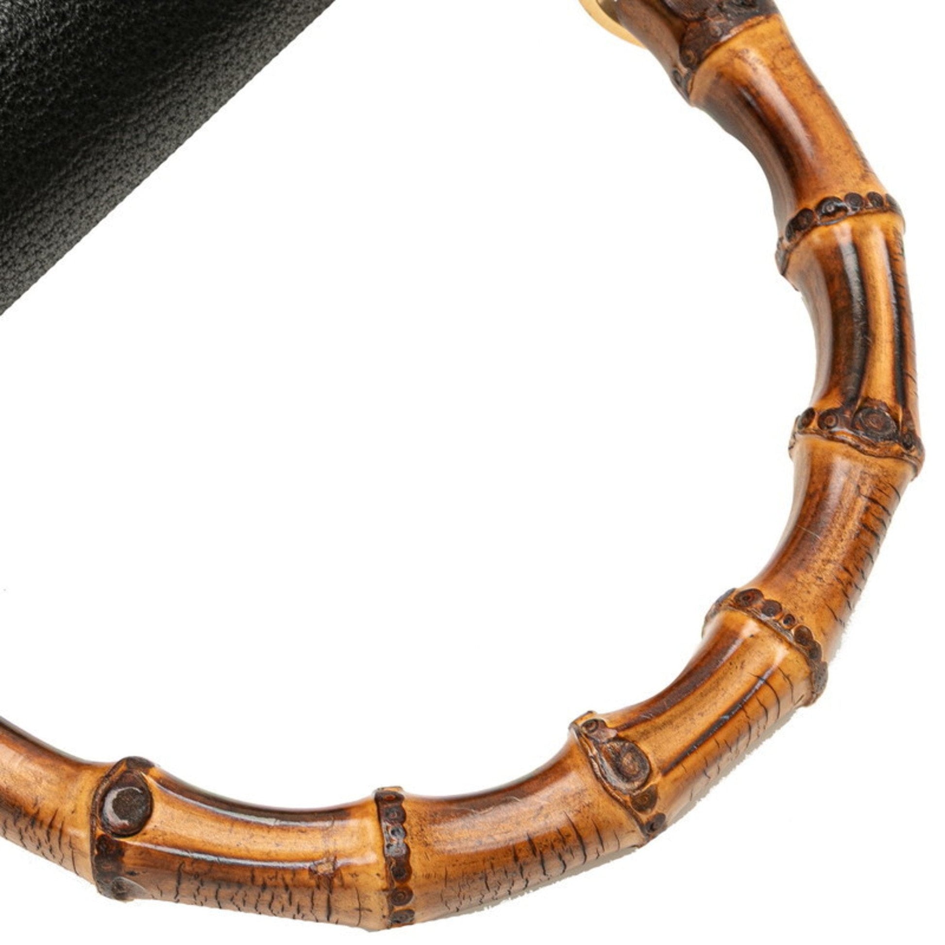Gucci Black Leather Handbag Shoulder Bag