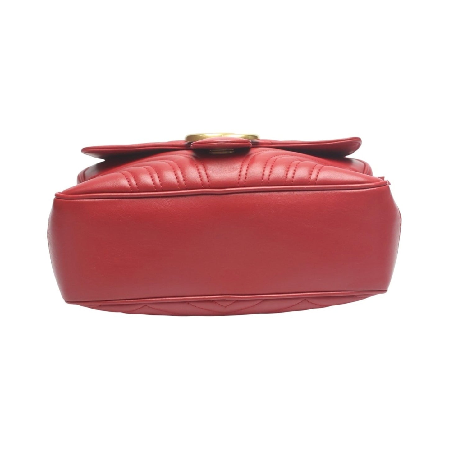 Gucci Red Color Leather Fanny Pack Sling Bag