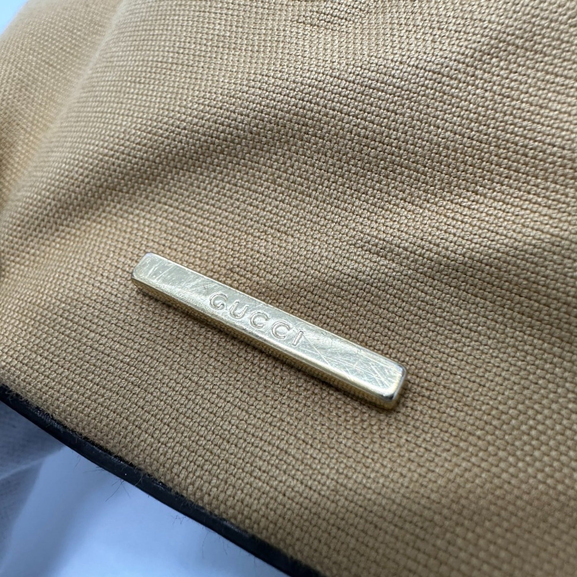 Gucci Beige Leather Shoulder Bag