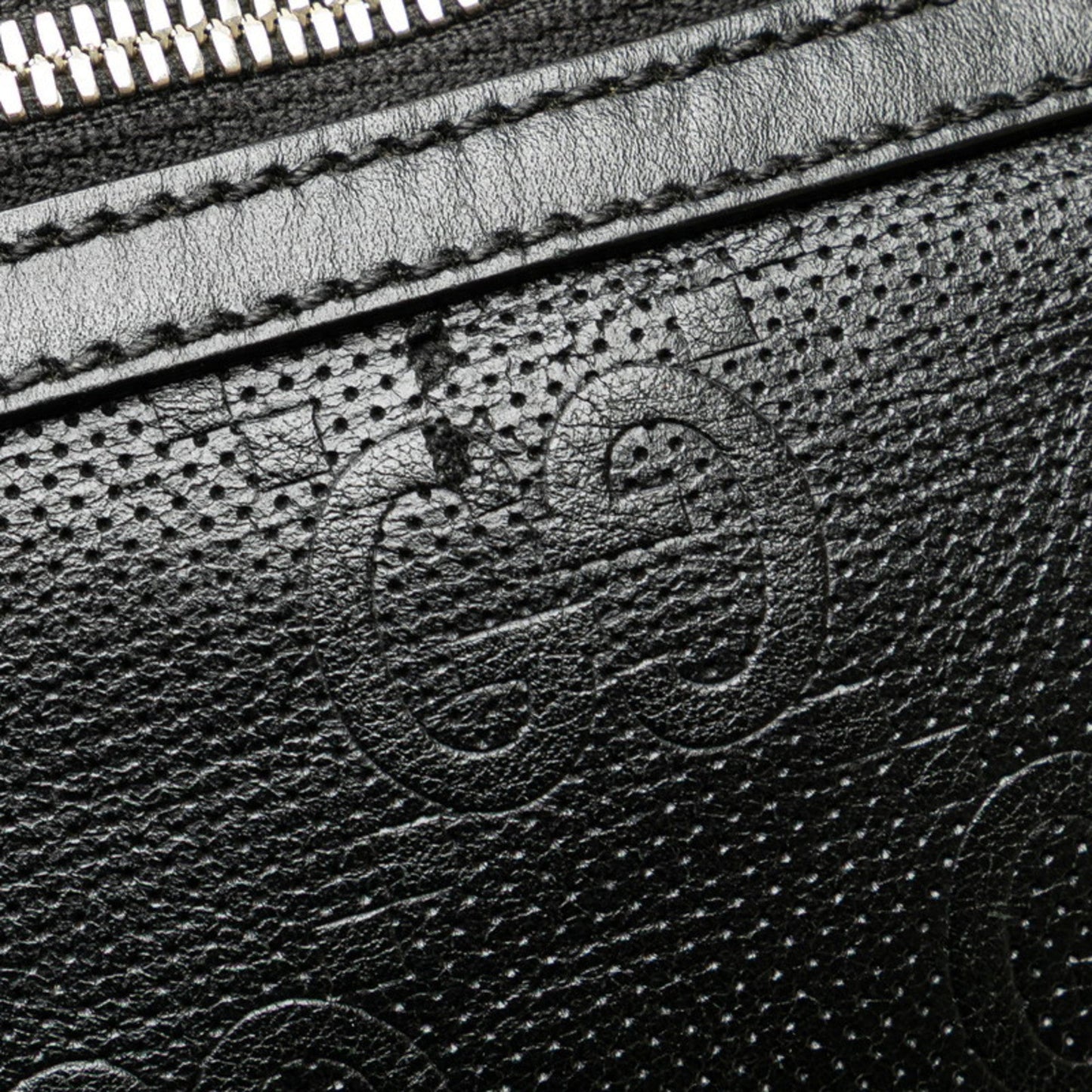 Gucci Black Leather Fanny Pack Sling Bag