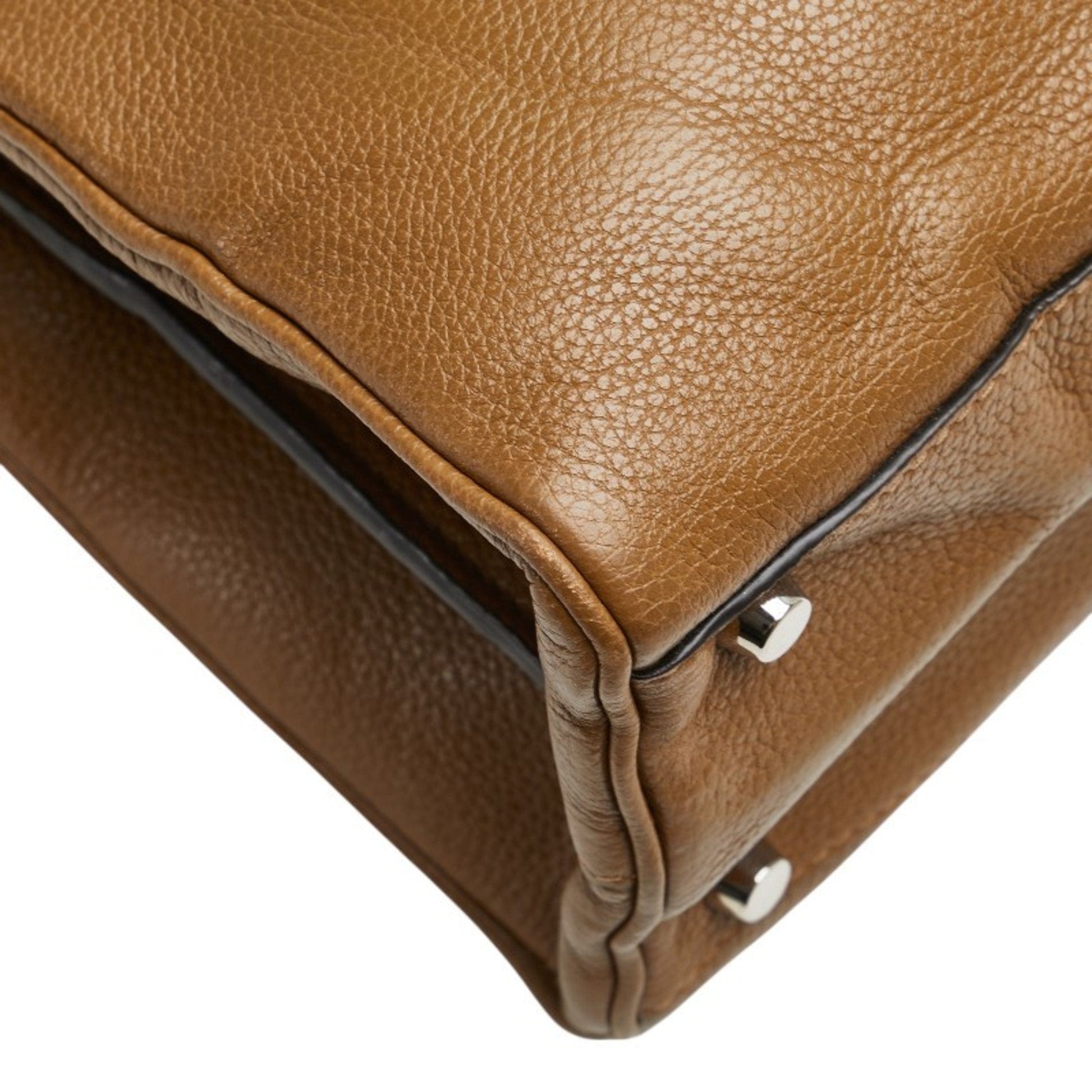 Gucci Brown Leather Handbag Shoulder Bag