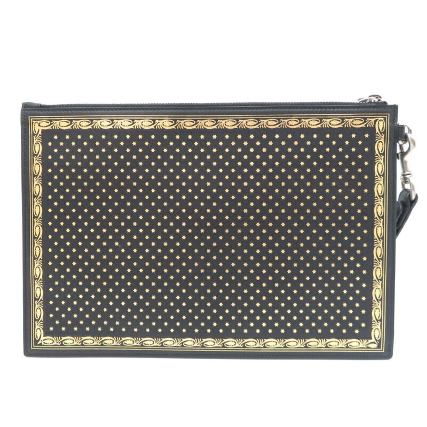 Gucci Black Leather Clutch Bag