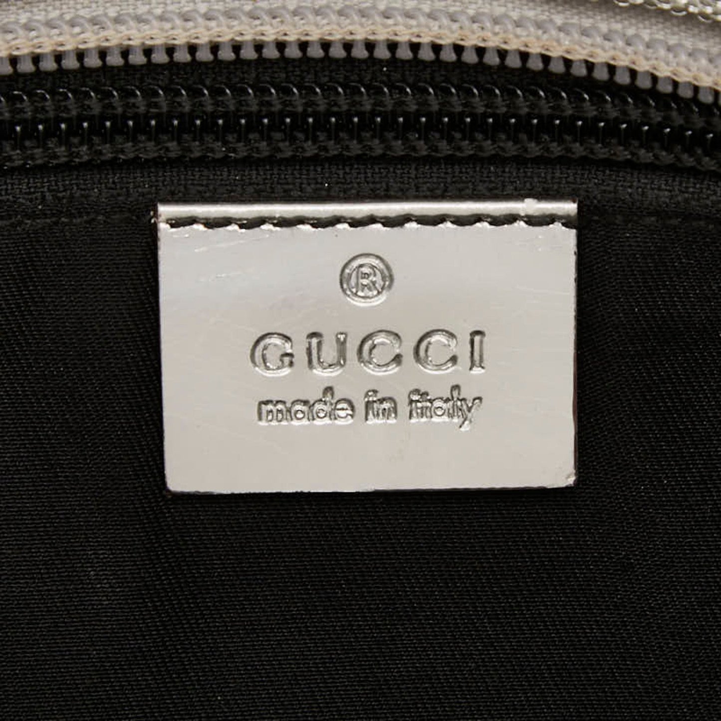 Gucci Gg Canvas Silver Gg Canvas Shoulder Bag