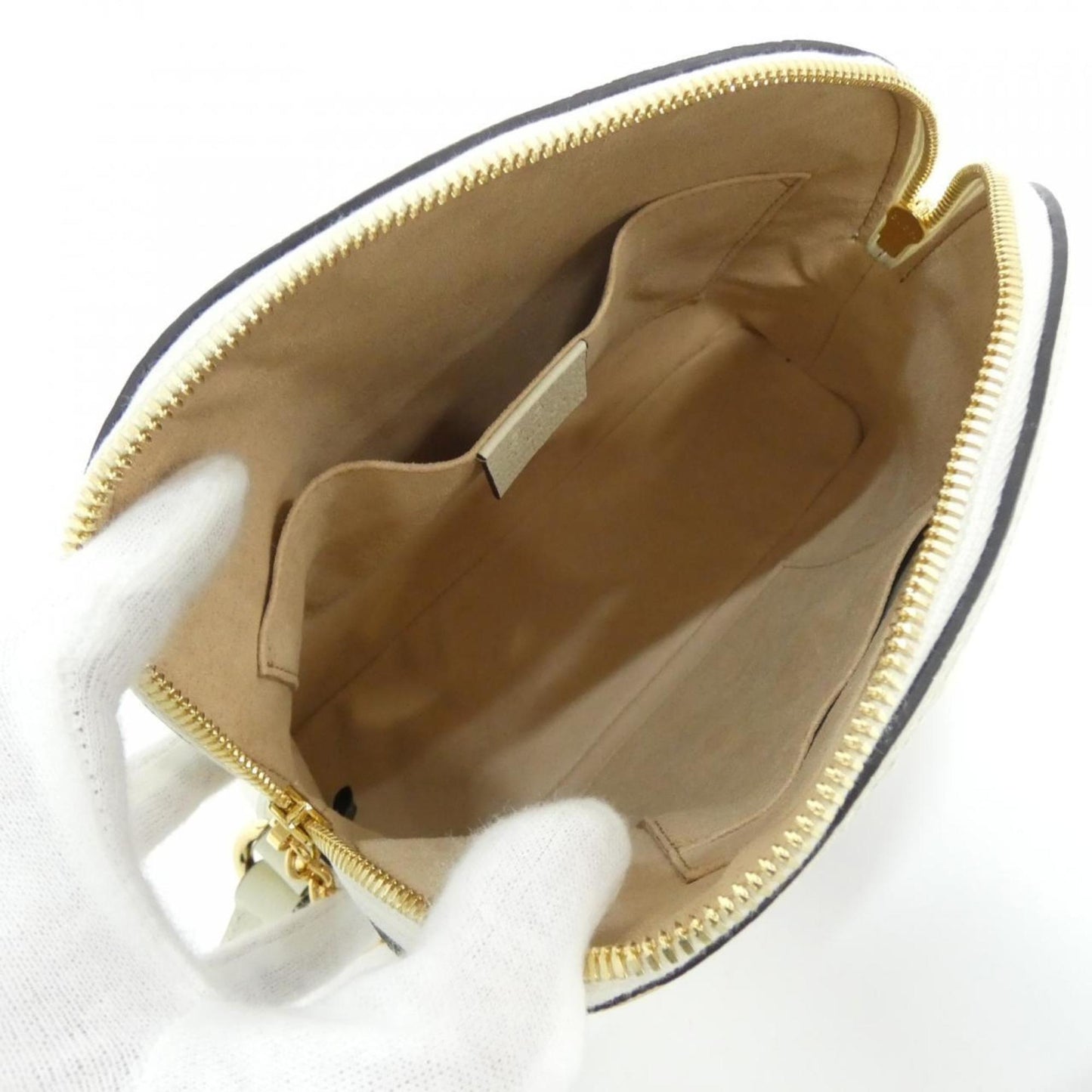 Gucci White Leather Handbag