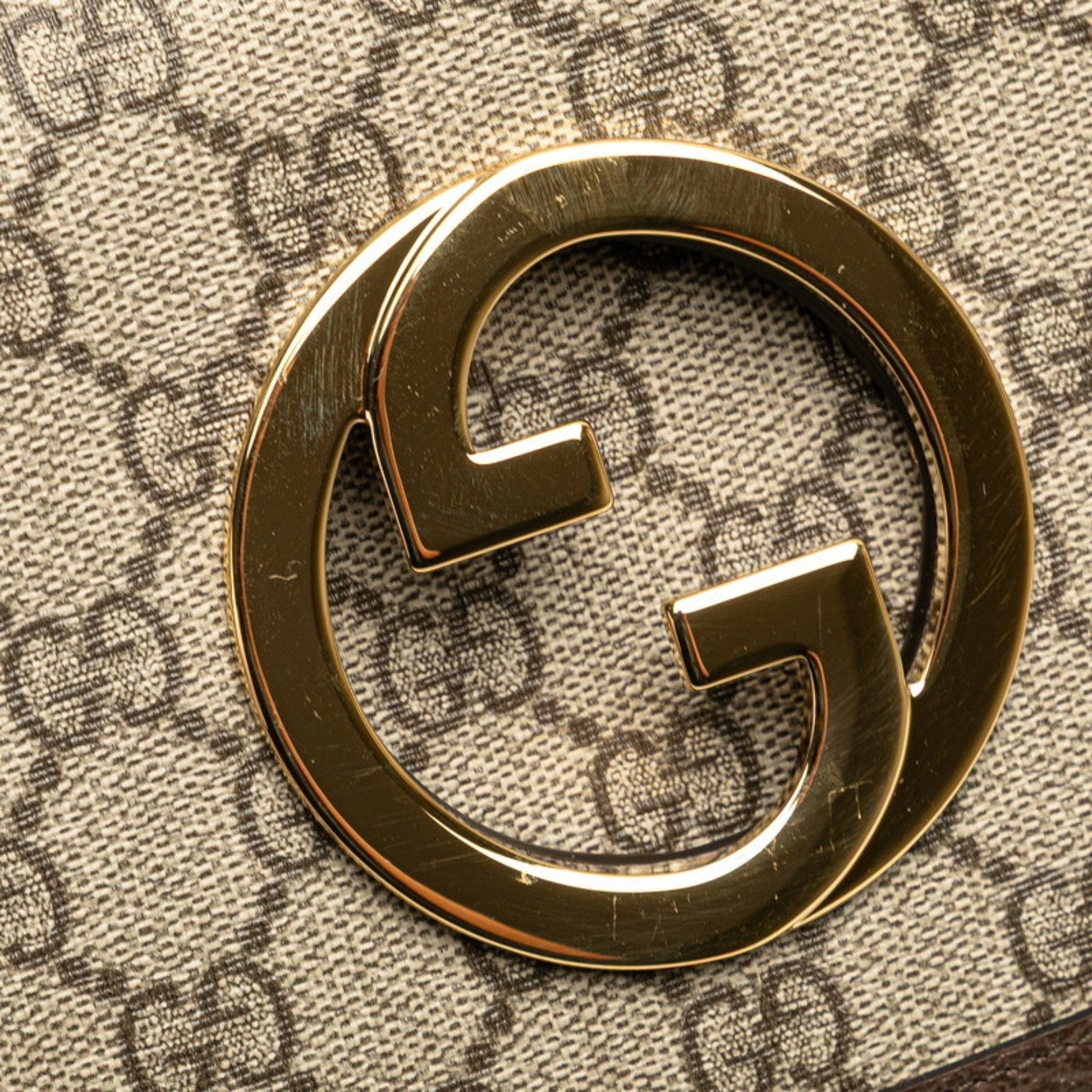 Gucci Beige Brown Pvc Leather Fanny Pack Sling Bag