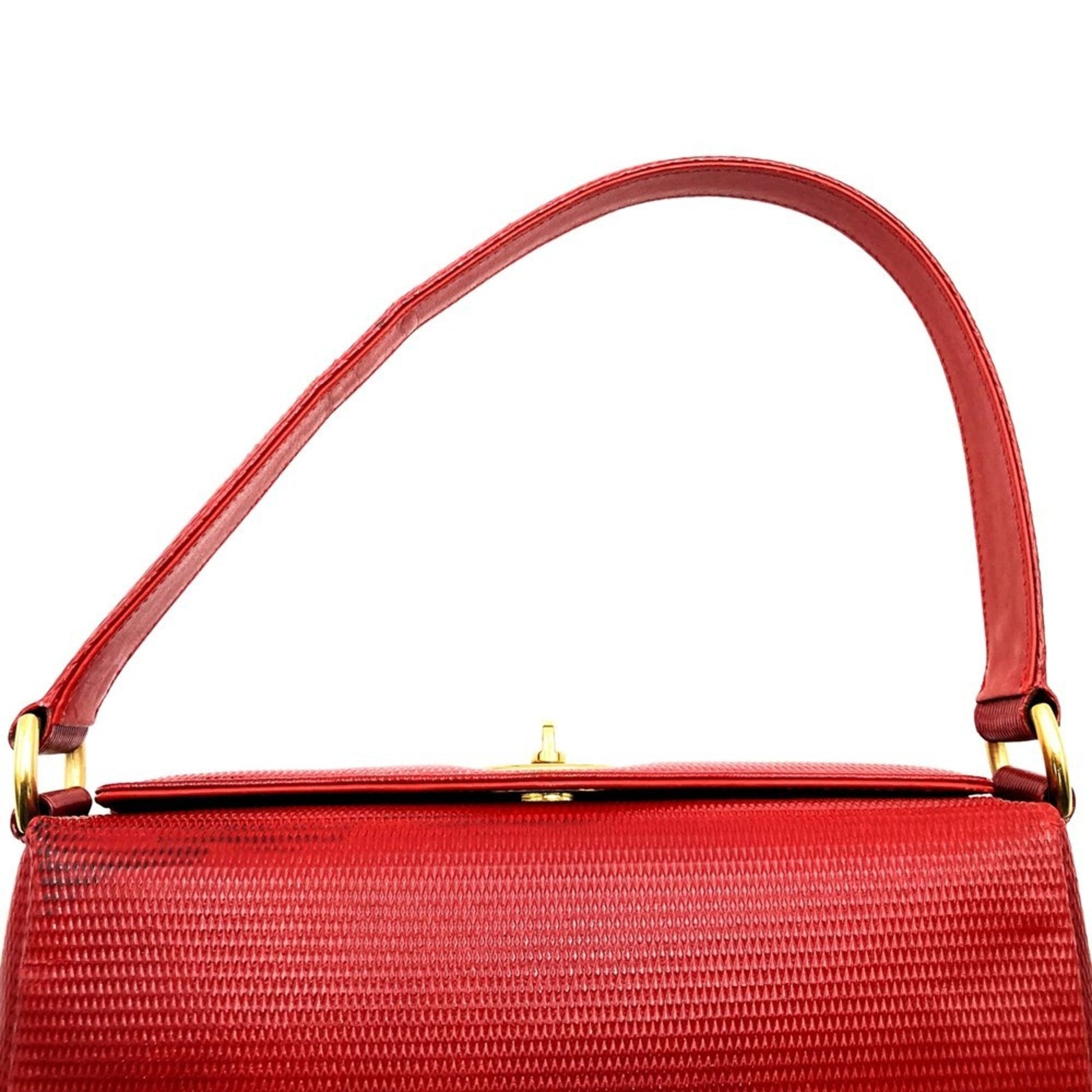 Gucci Red Color Leather Handbag