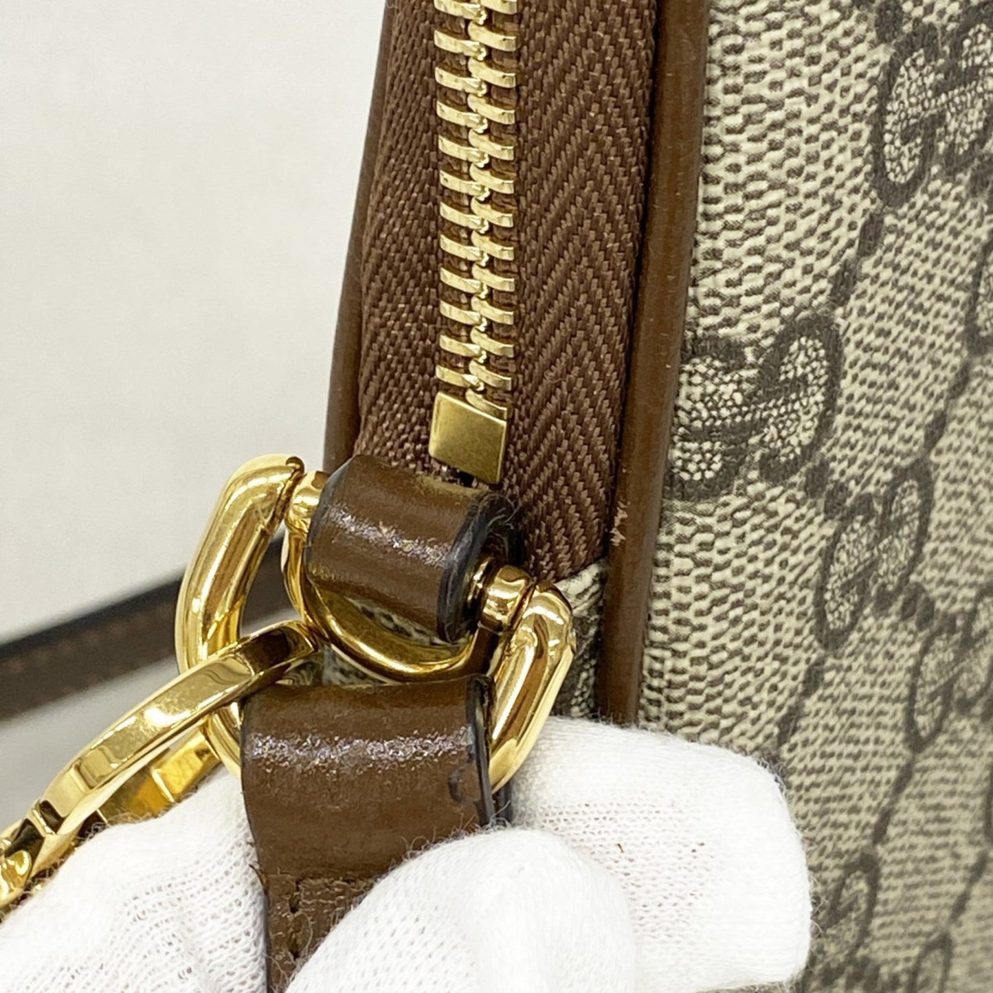 Gucci Brown Pvc Shoulder Bag