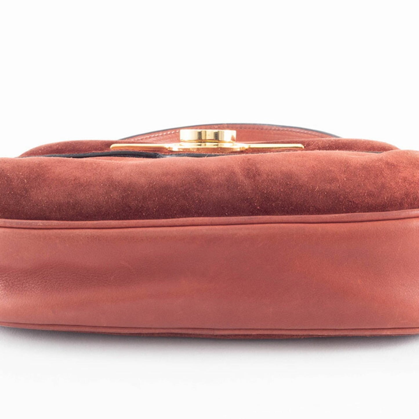 Gucci Brown Suede Handbag