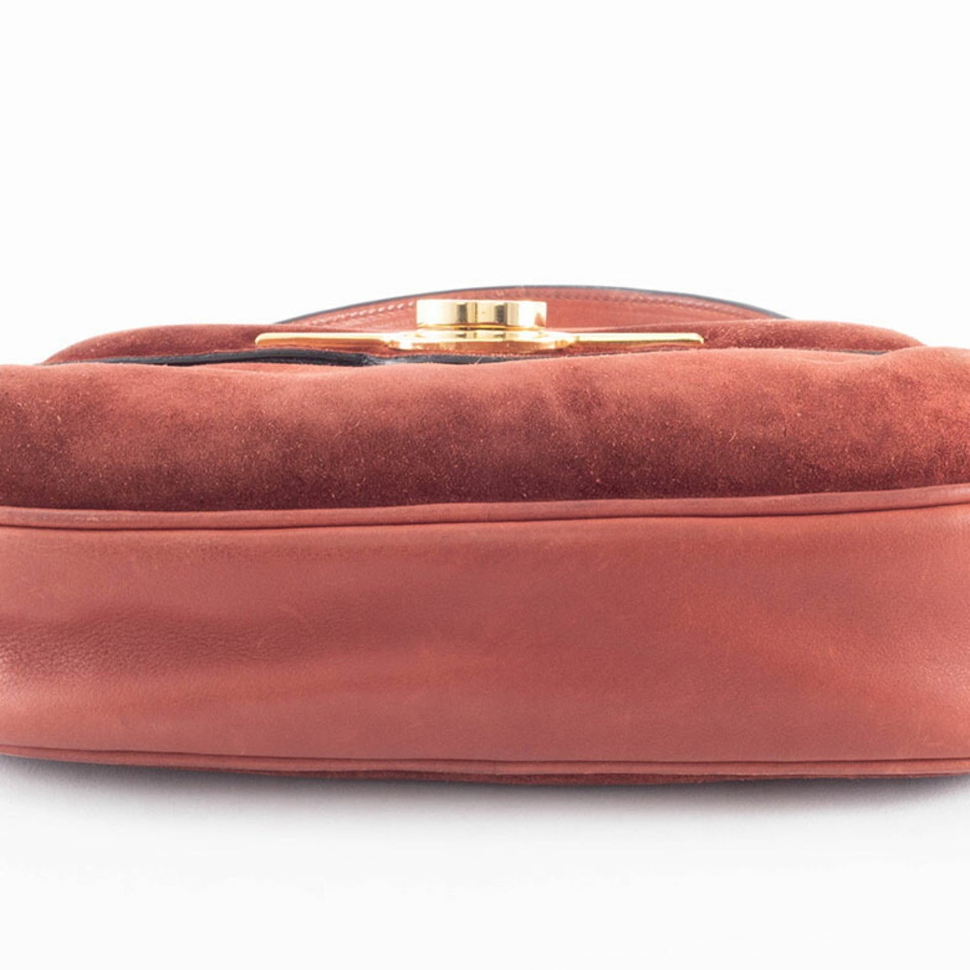 Gucci Brown Suede Handbag