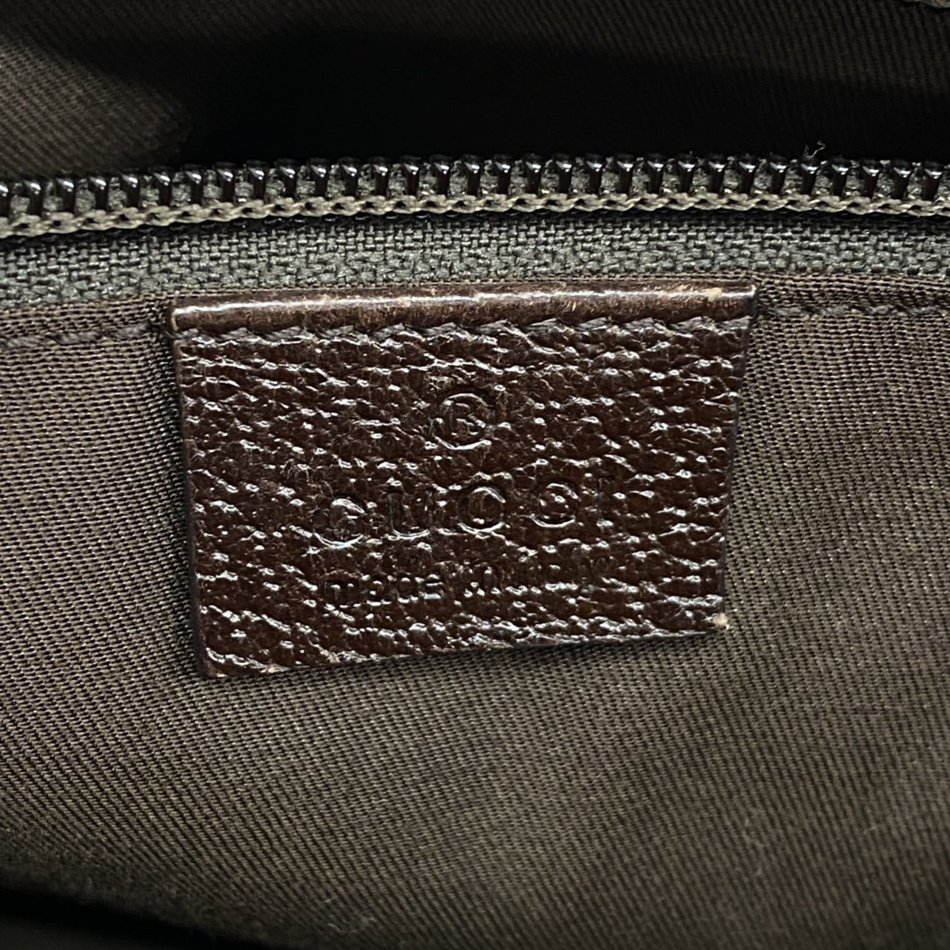Gucci Brown Canvas Shoulder Bag