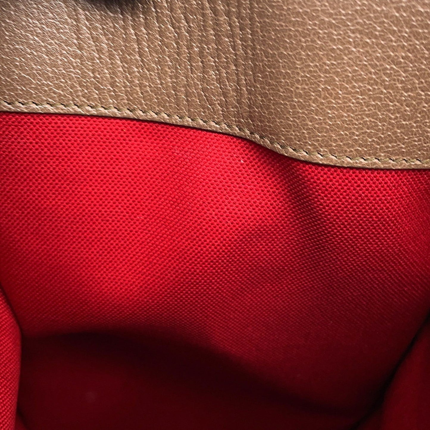 Gucci Multi-Color Red Brown Tweed Leather Shoulder Bag Tote Bag