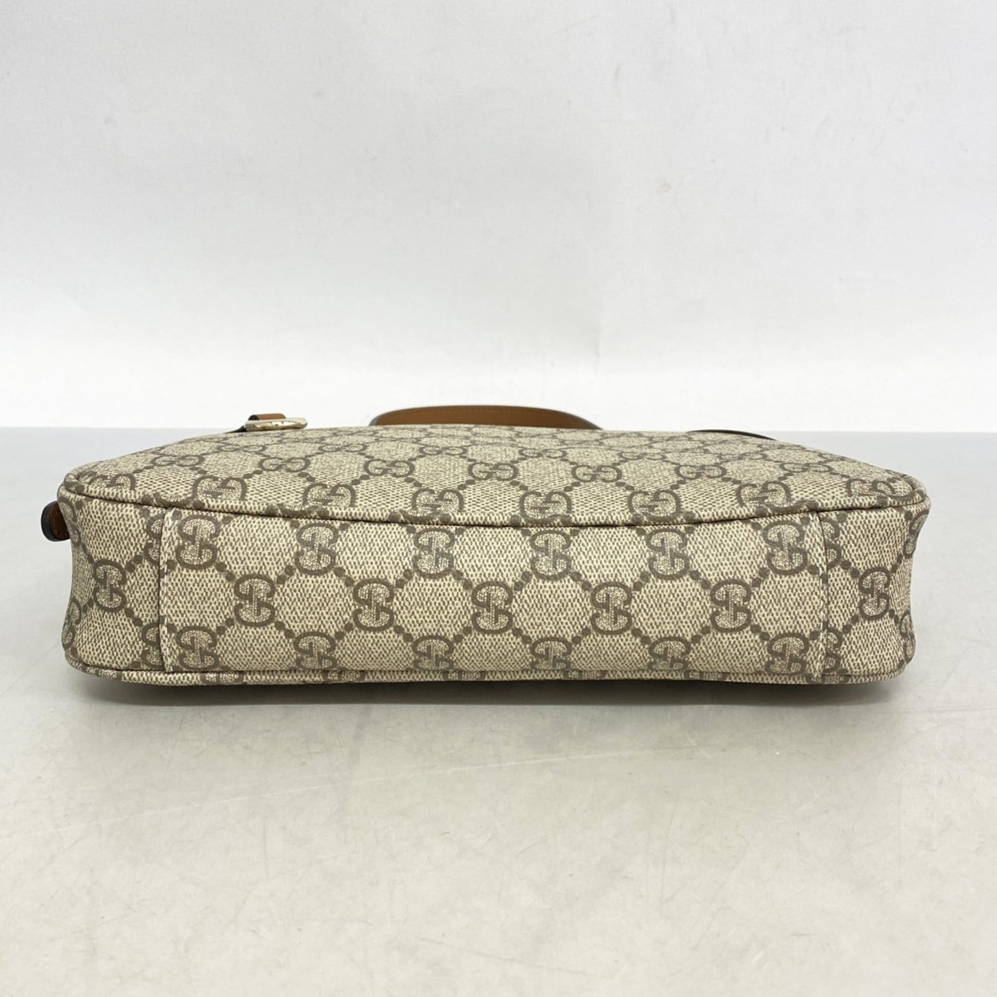 Gucci Beige Brown Pvc Handbag