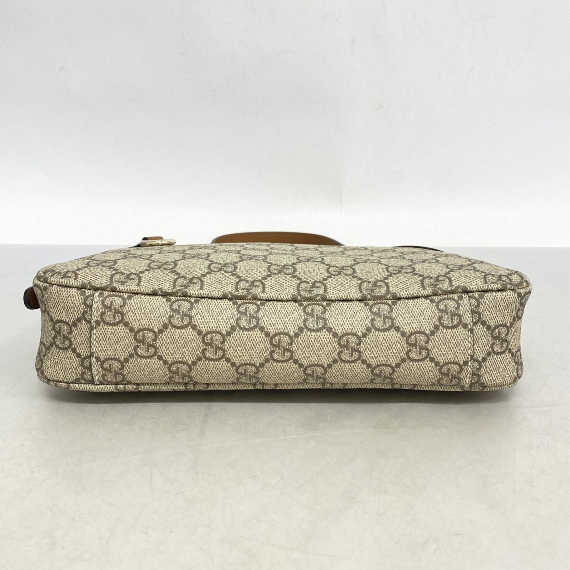 Gucci Beige Brown Pvc Handbag