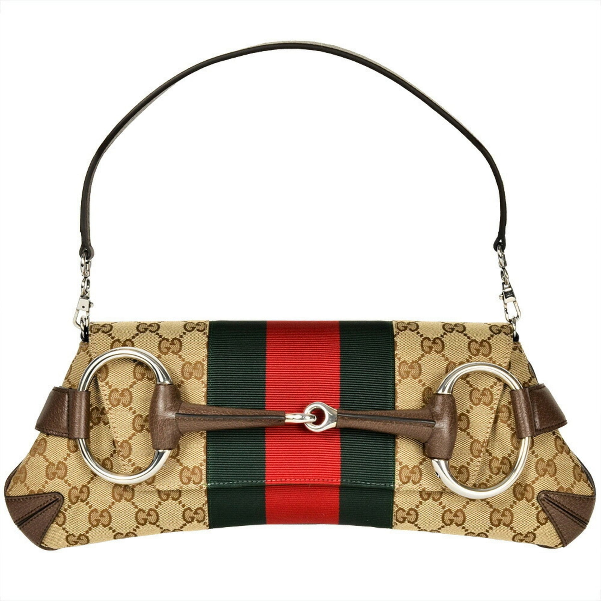 Gucci Beige Gg Canvas Handbag