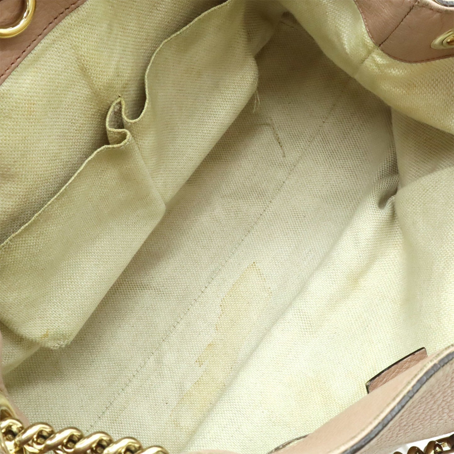 Gucci Pink Leather Shoulder Bag Tote Bag