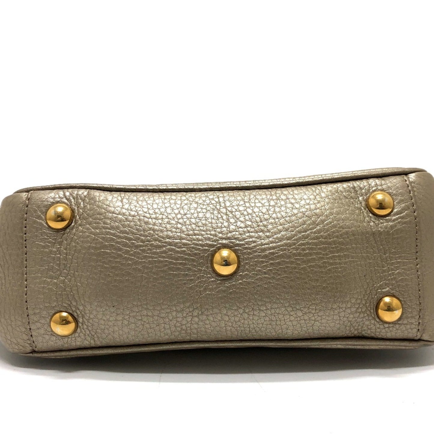 Gucci Gold Leather Handbag