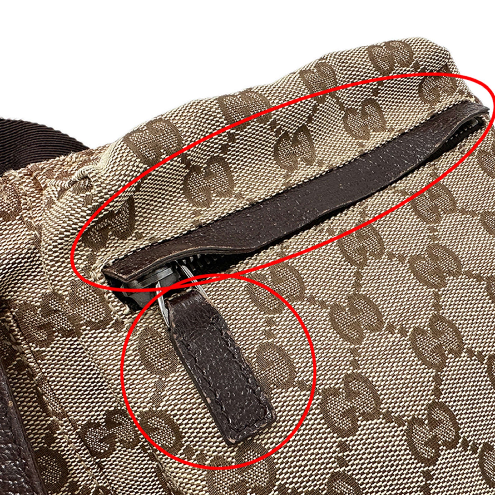 Gucci Gg Canvas Beige Brown Gg Canvas Fanny Pack Sling Bag