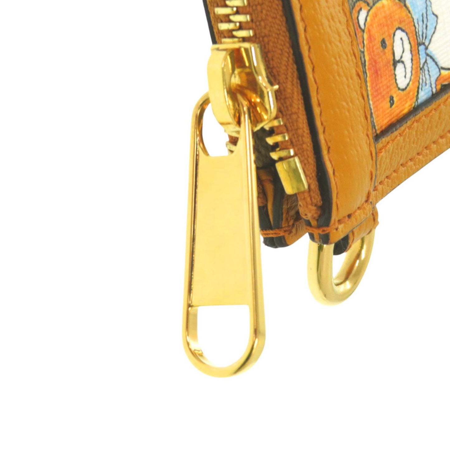 Gucci Beige Yellow Gg Supreme Canvas Leather Clutch Bag