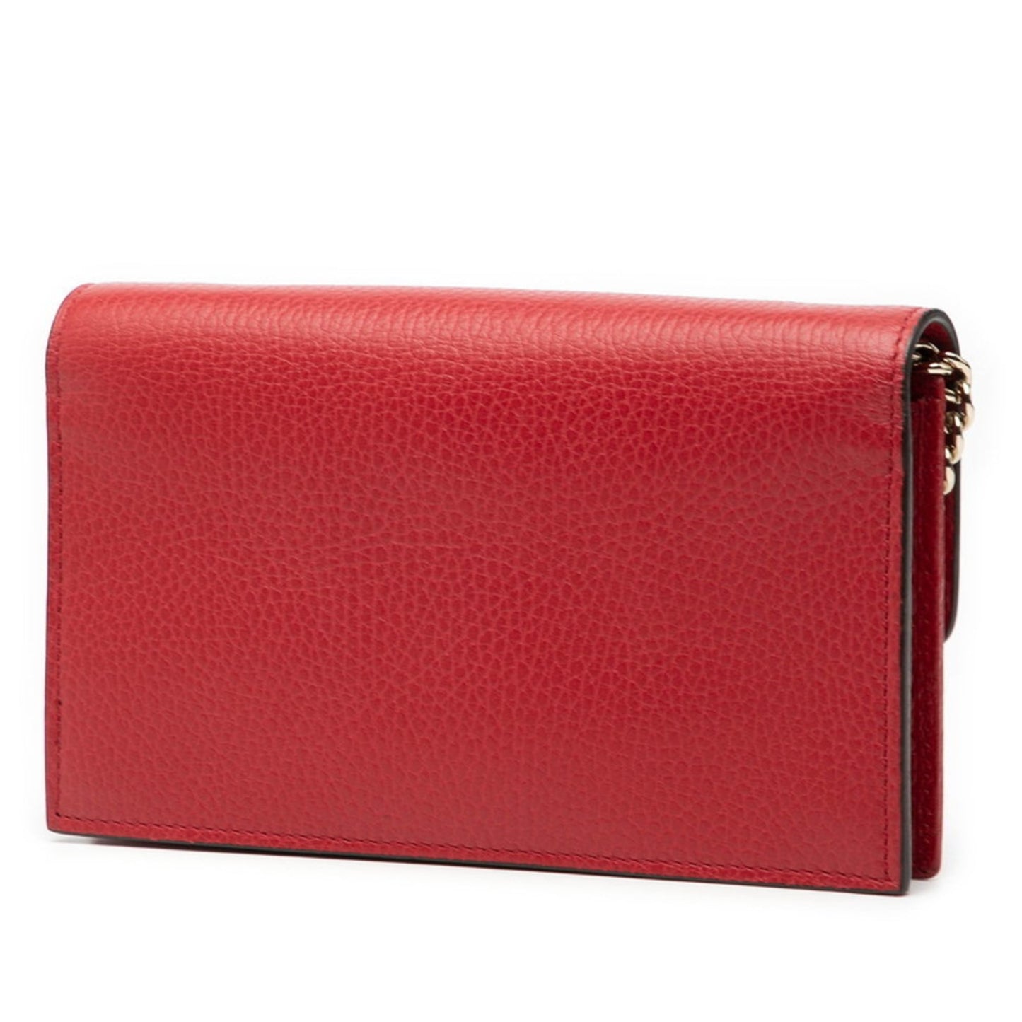 Gucci Red Color Leather Shoulder Bag