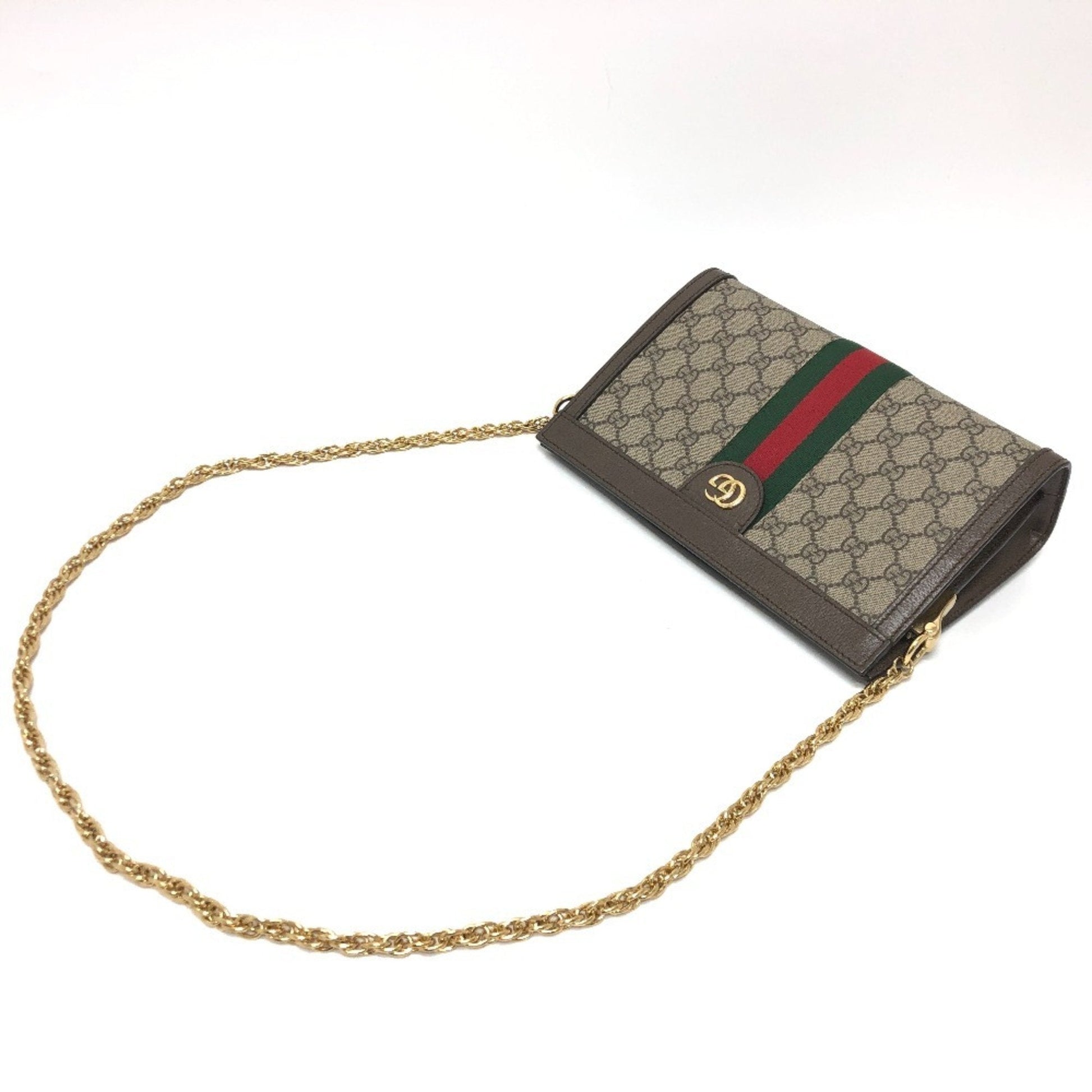 Gucci Brown Gg Supreme Shoulder Bag